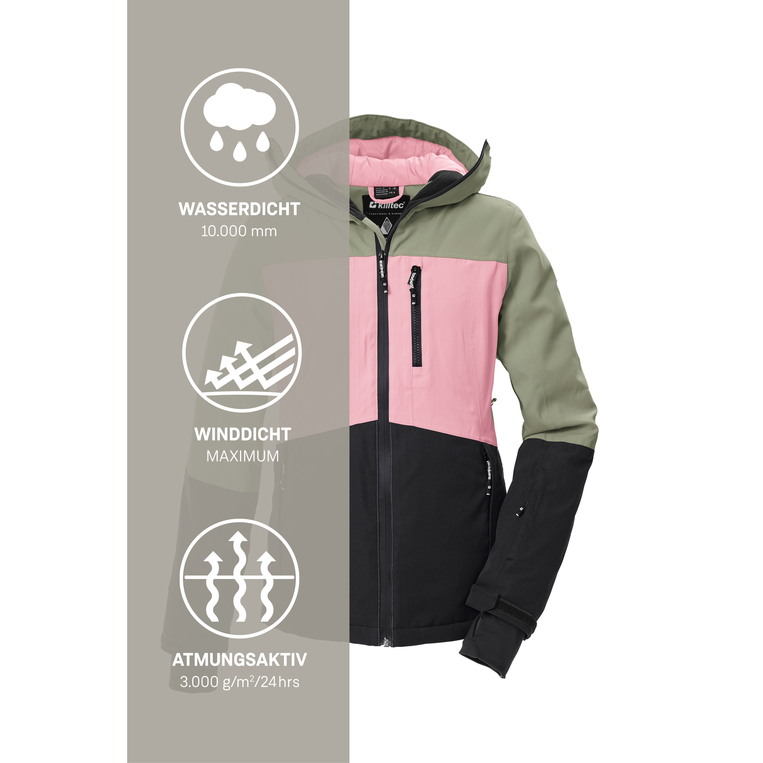 Damen killtec Oliv