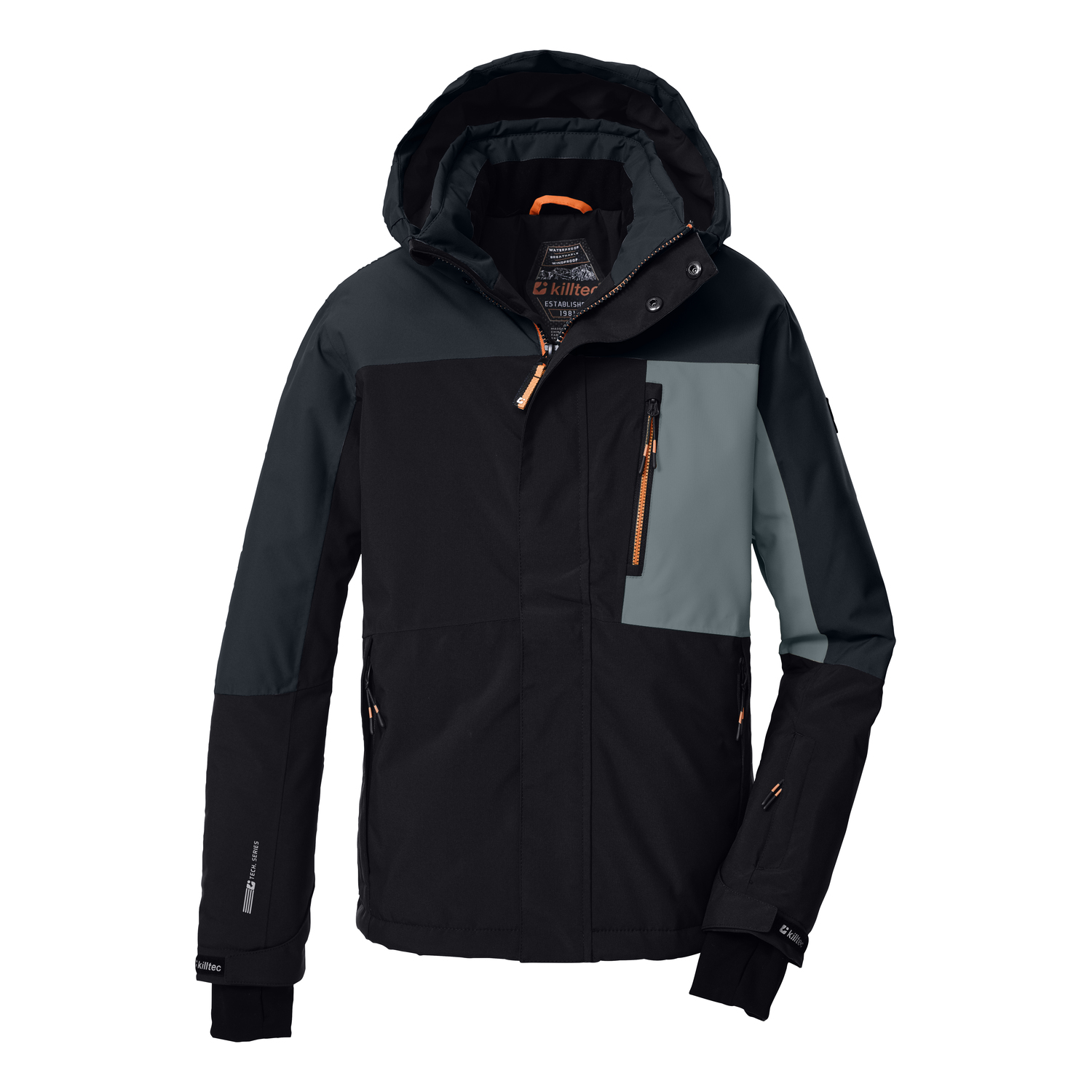 Kinder killtec Schwarz KSW 200 BYS SKI JCKT 00269 176 Funktionsjacke