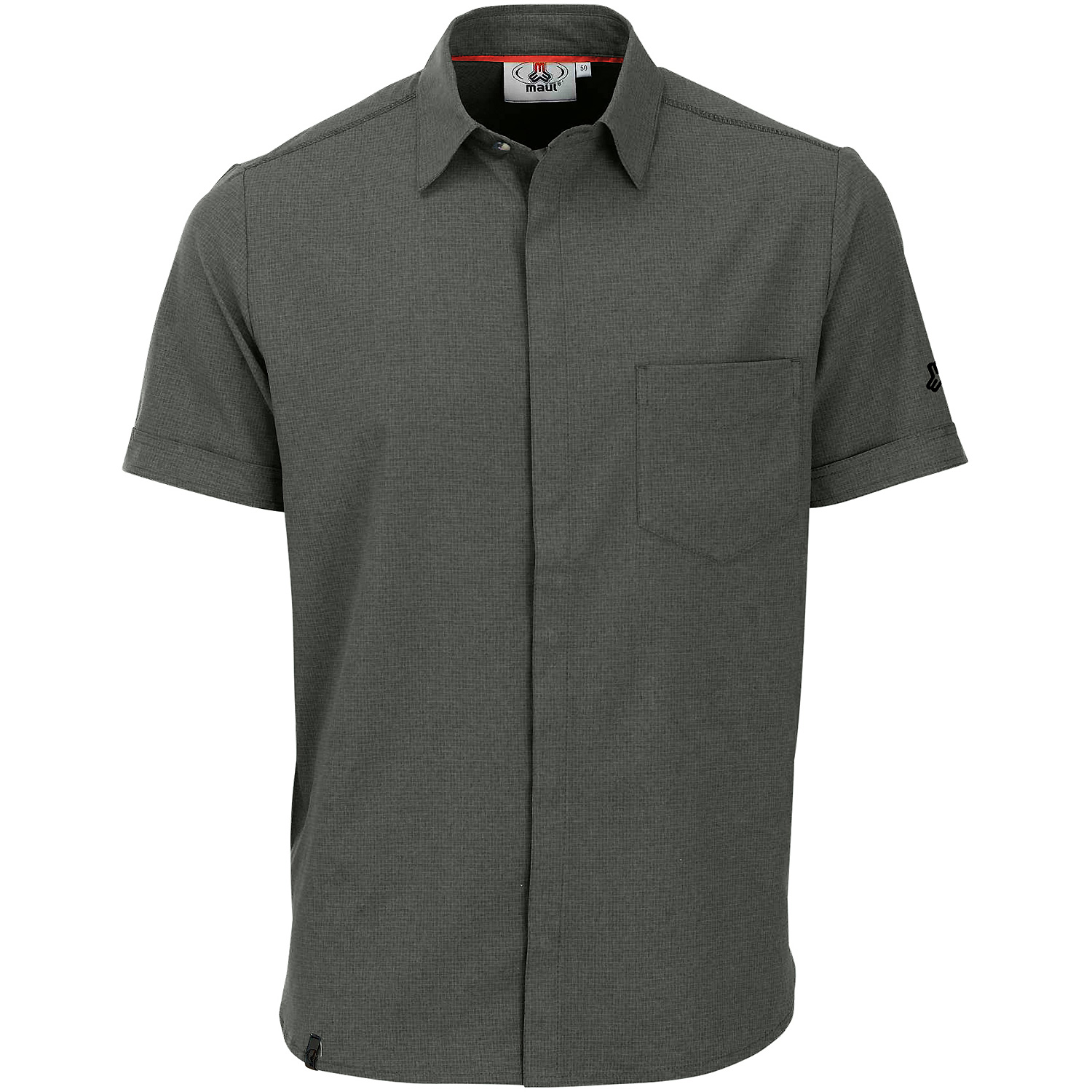Herren Maul Sport Tannengrün Coesfeld II - 1/2 Hemd Karo el 60 54 Hemd