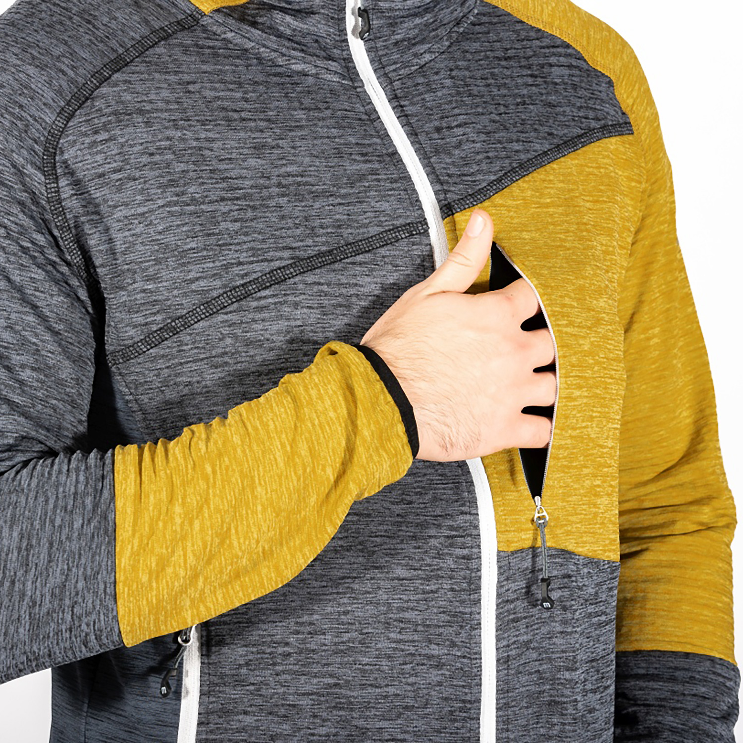 Herren Maul Sport Schwarz Kahlersberg II - Megastr.Fleeceja+Kap 0143 46 Unterjacke