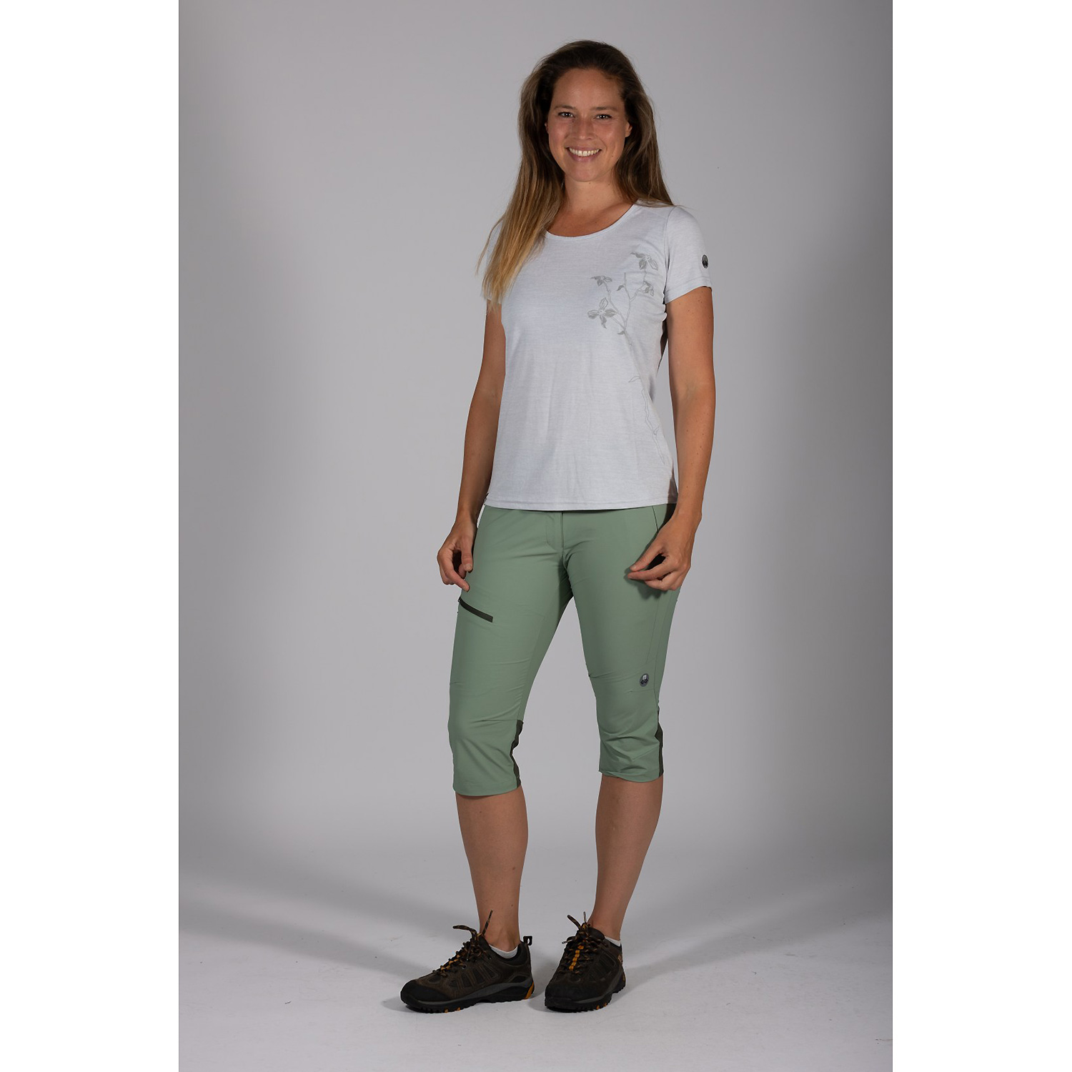 Damen Maul Sport Tannengrün Entlen XT - Caprihose bi-elast 1660 42 Caprihose