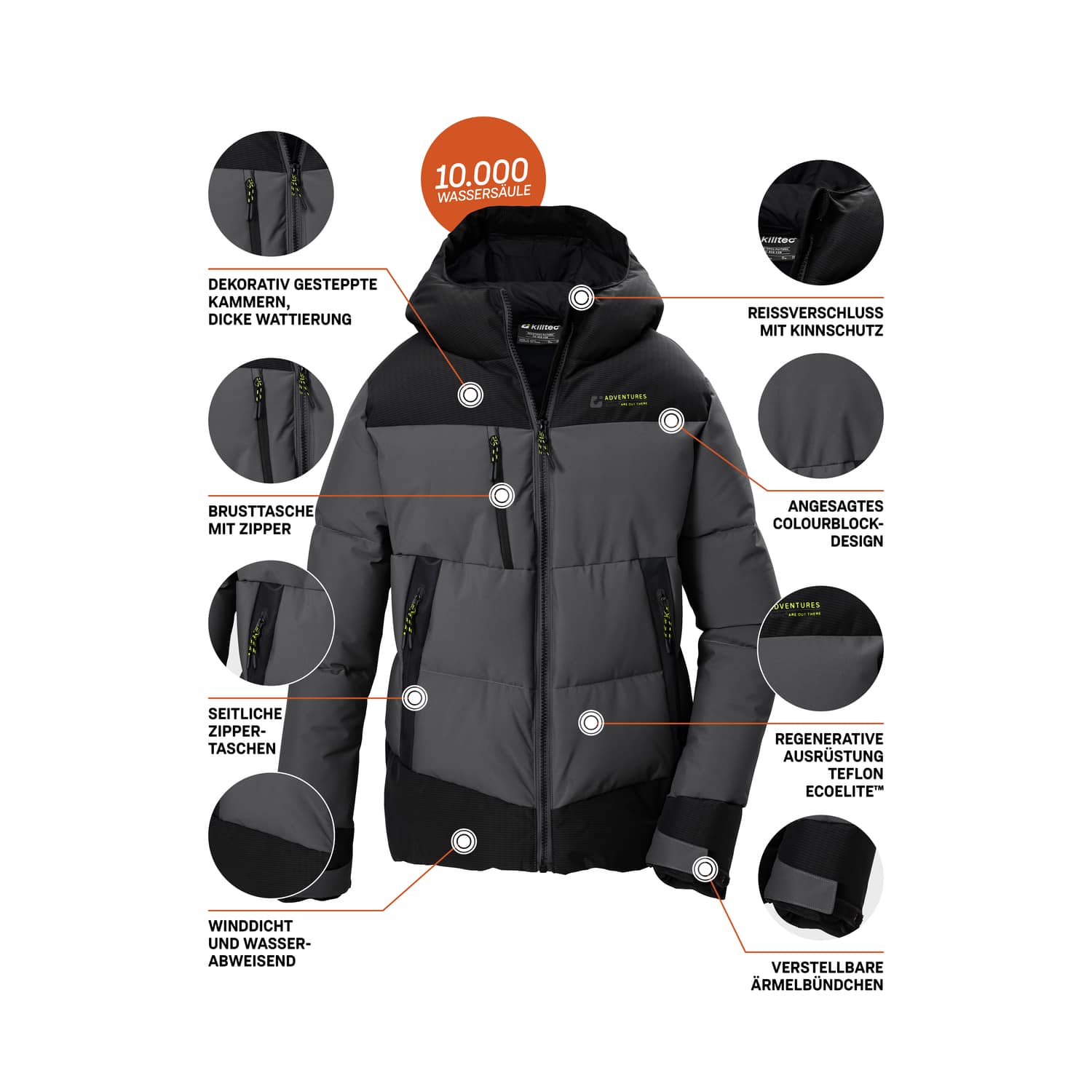 Kinder killtec Schwarz