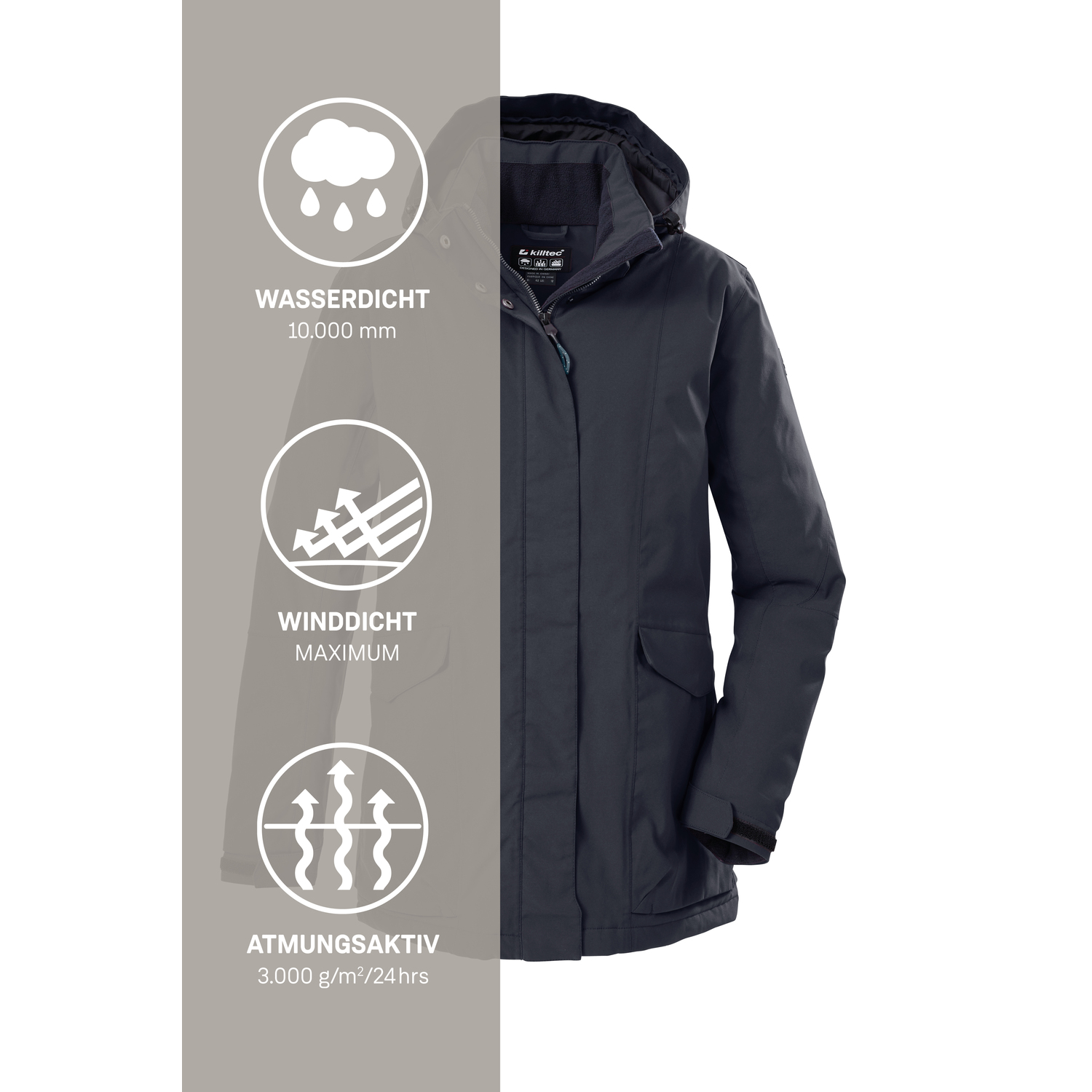 Damen killtec Blau
