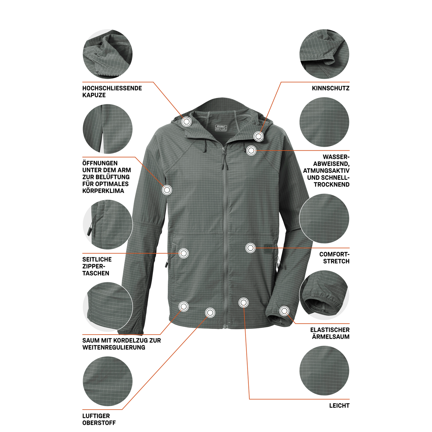 Herren killtec Grau