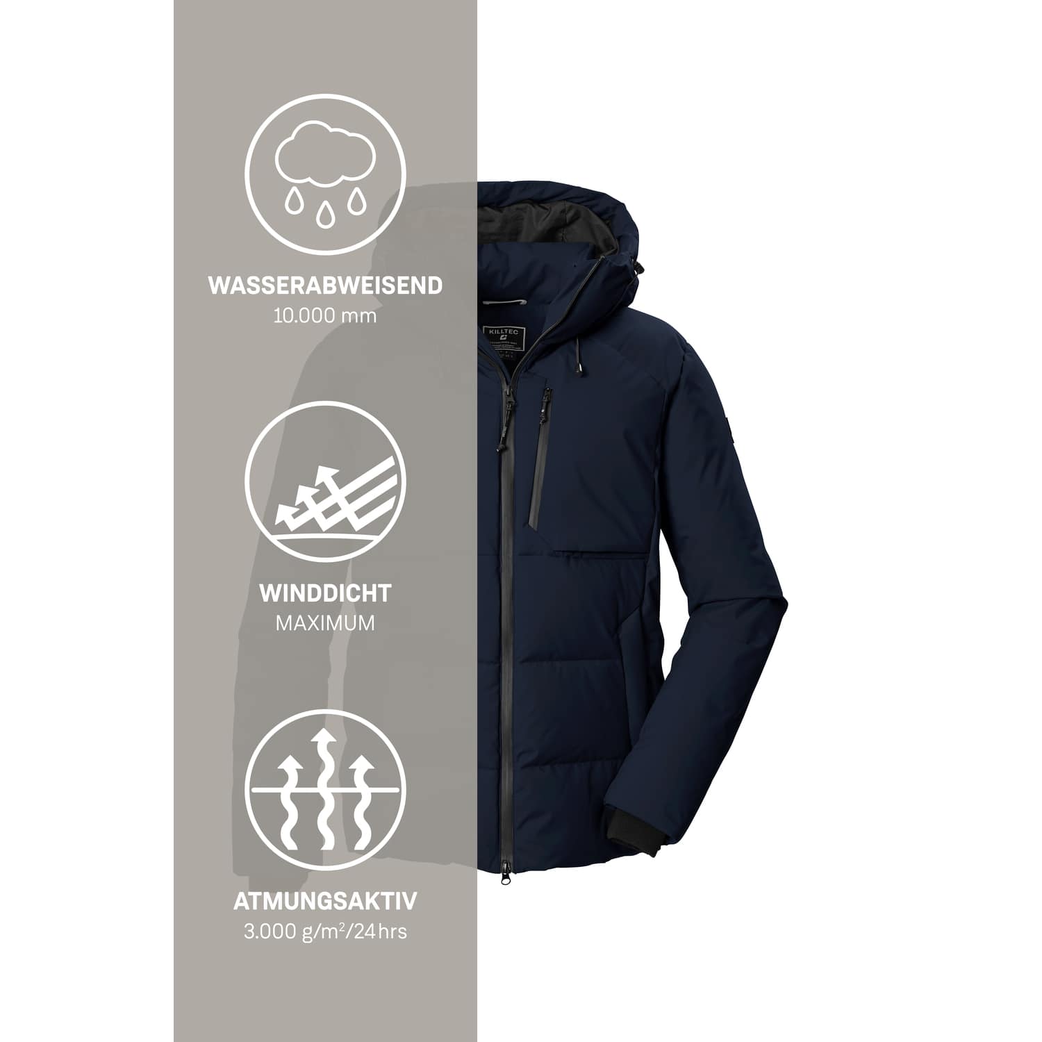 Herren killtec Schwarz
