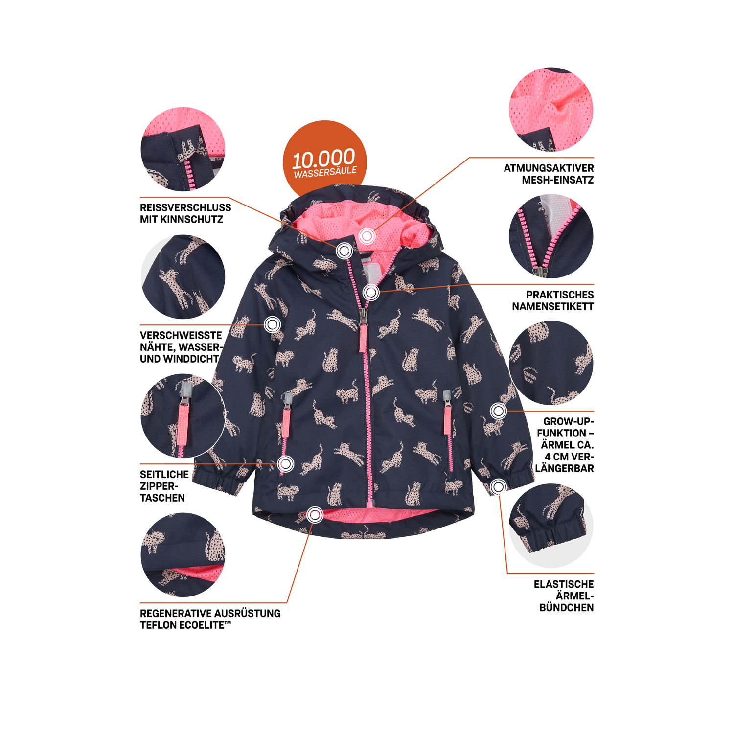 Minis first instinct by killtec Blau FIOS 24 MNS JCKT Funktionsjacke
