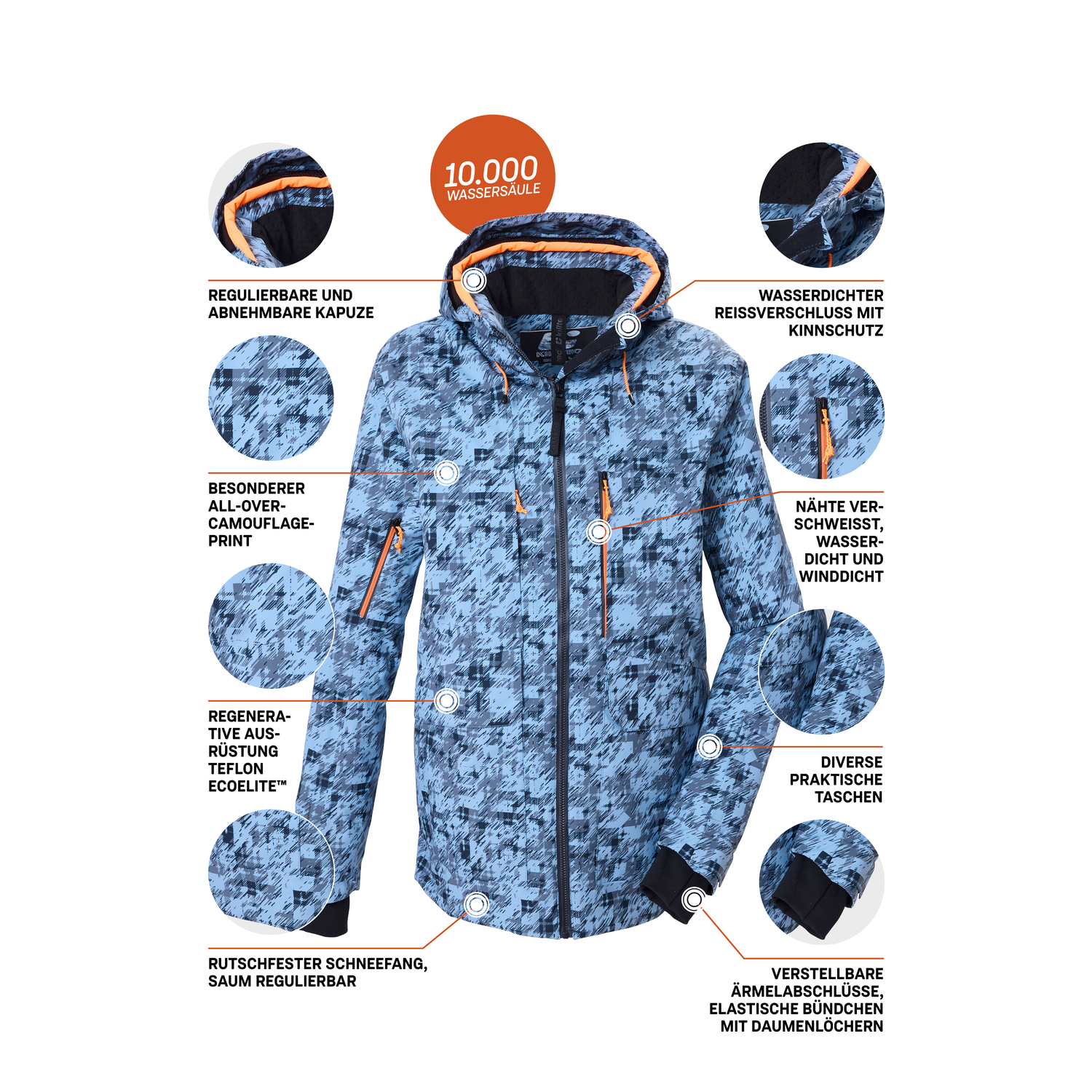 Herren killtec Blau