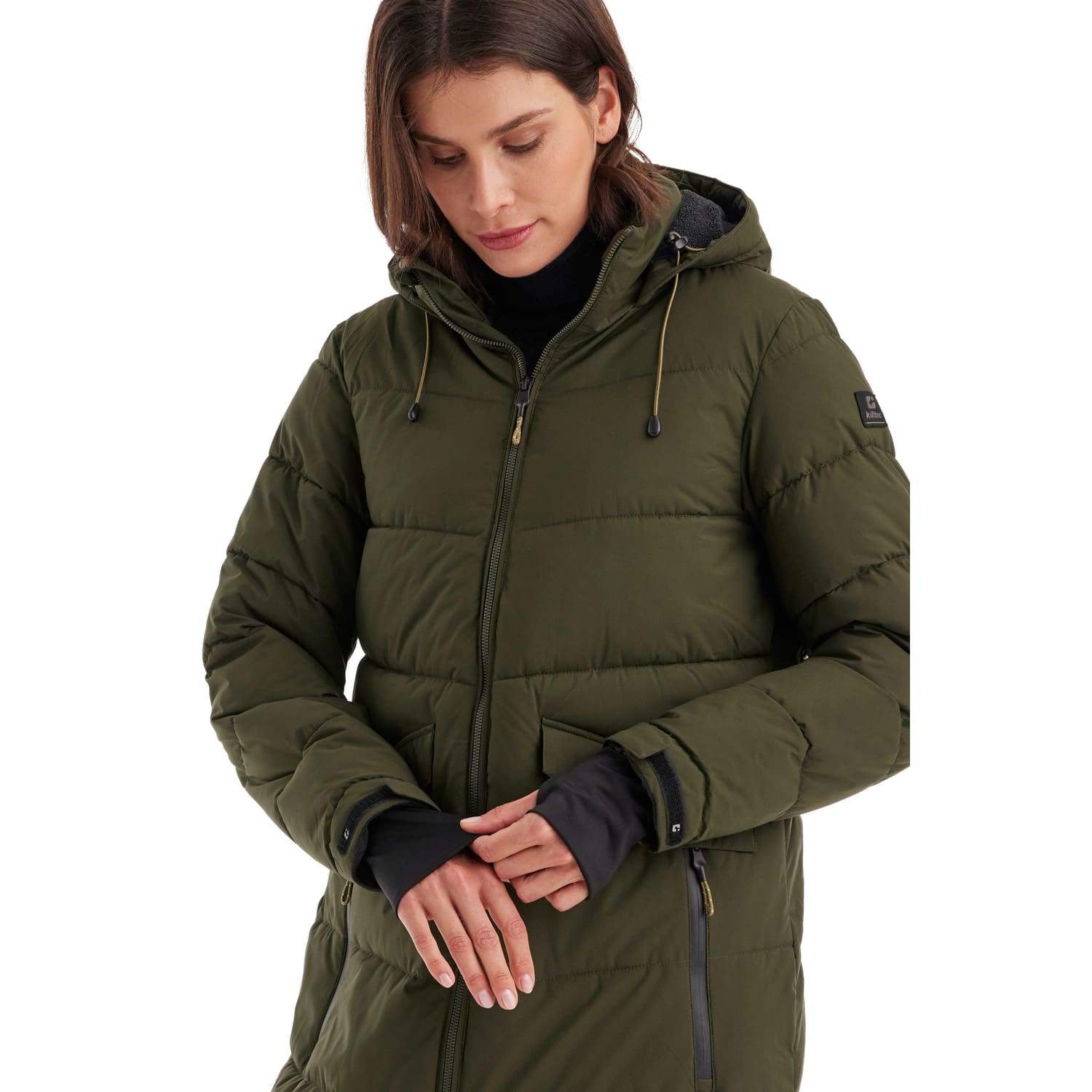 Damen killtec Dunkeloliv KOW 62 WMN QLTD CT 00756 46 Mantel