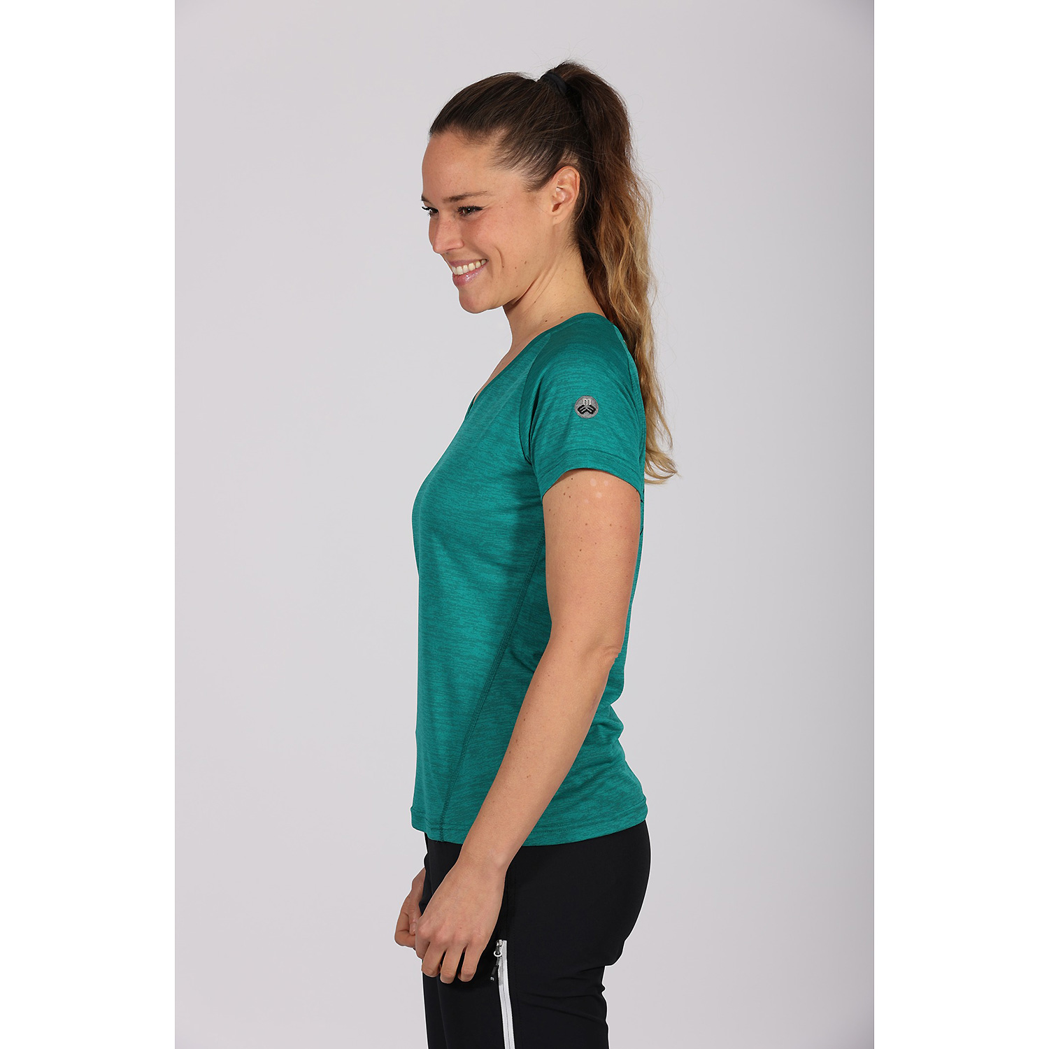 Damen Maul Sport Petrol Ridnaun fresh - 1/2 T-Shirt+Pr 61 42 Shirt