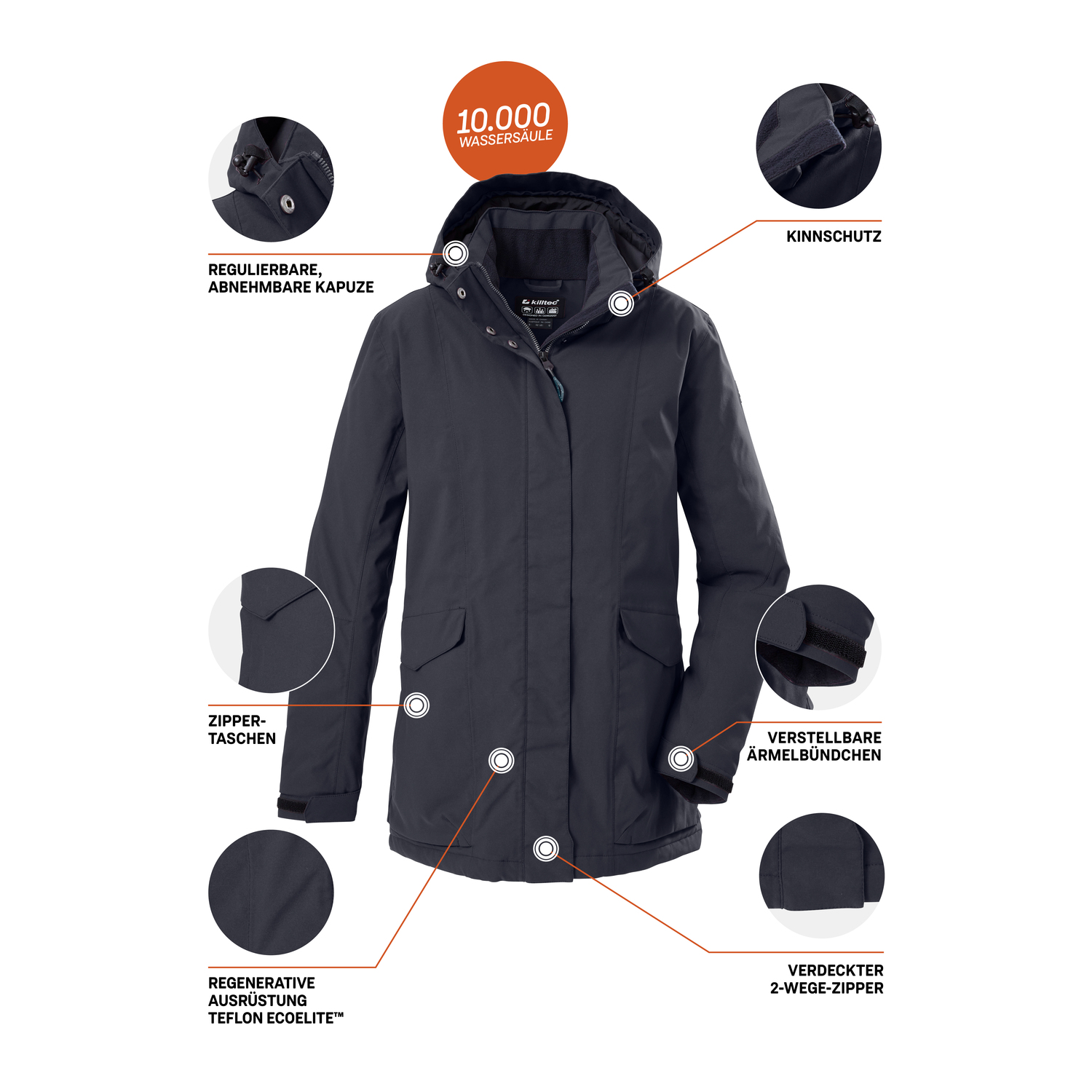 Damen killtec Blau