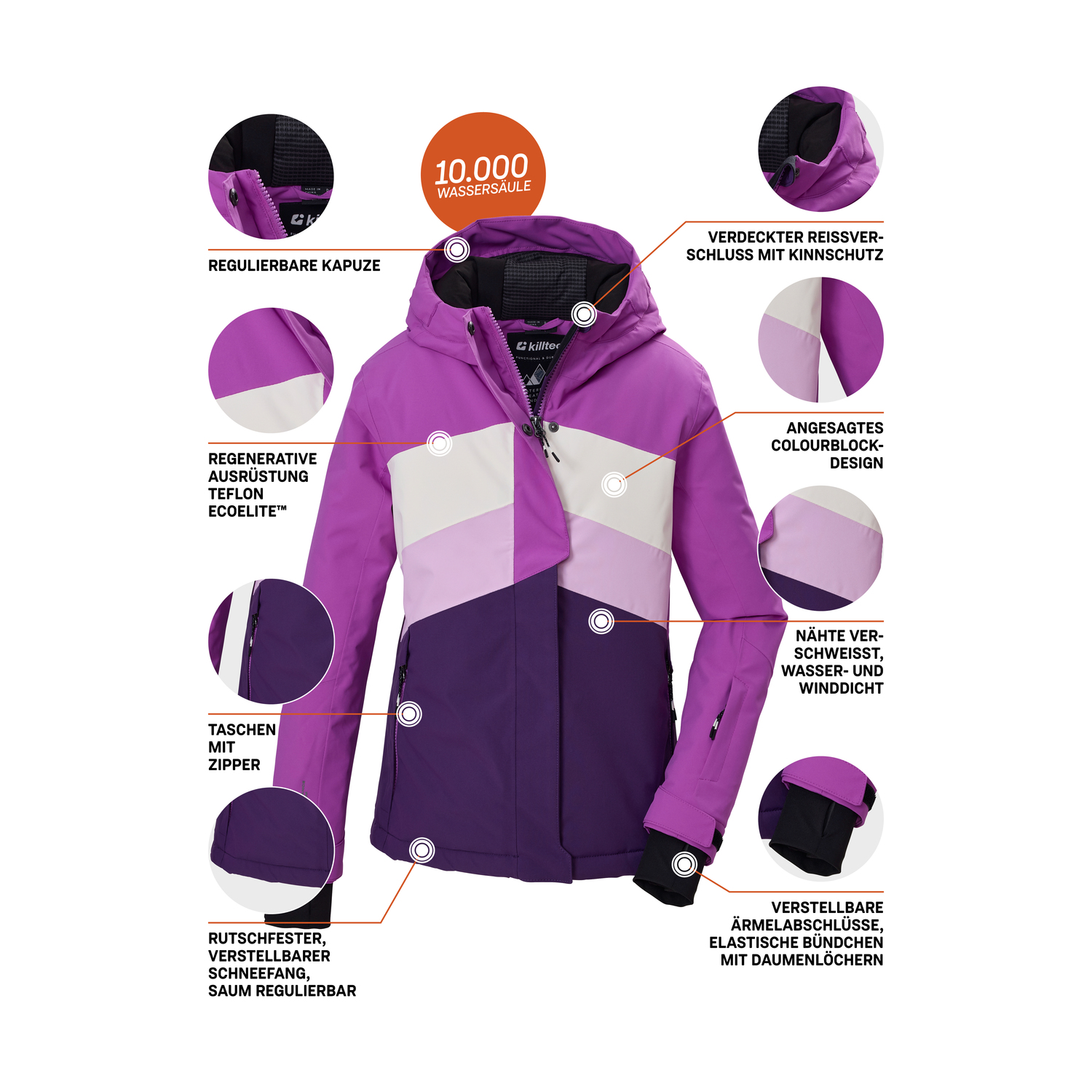 Kinder killtec Violett