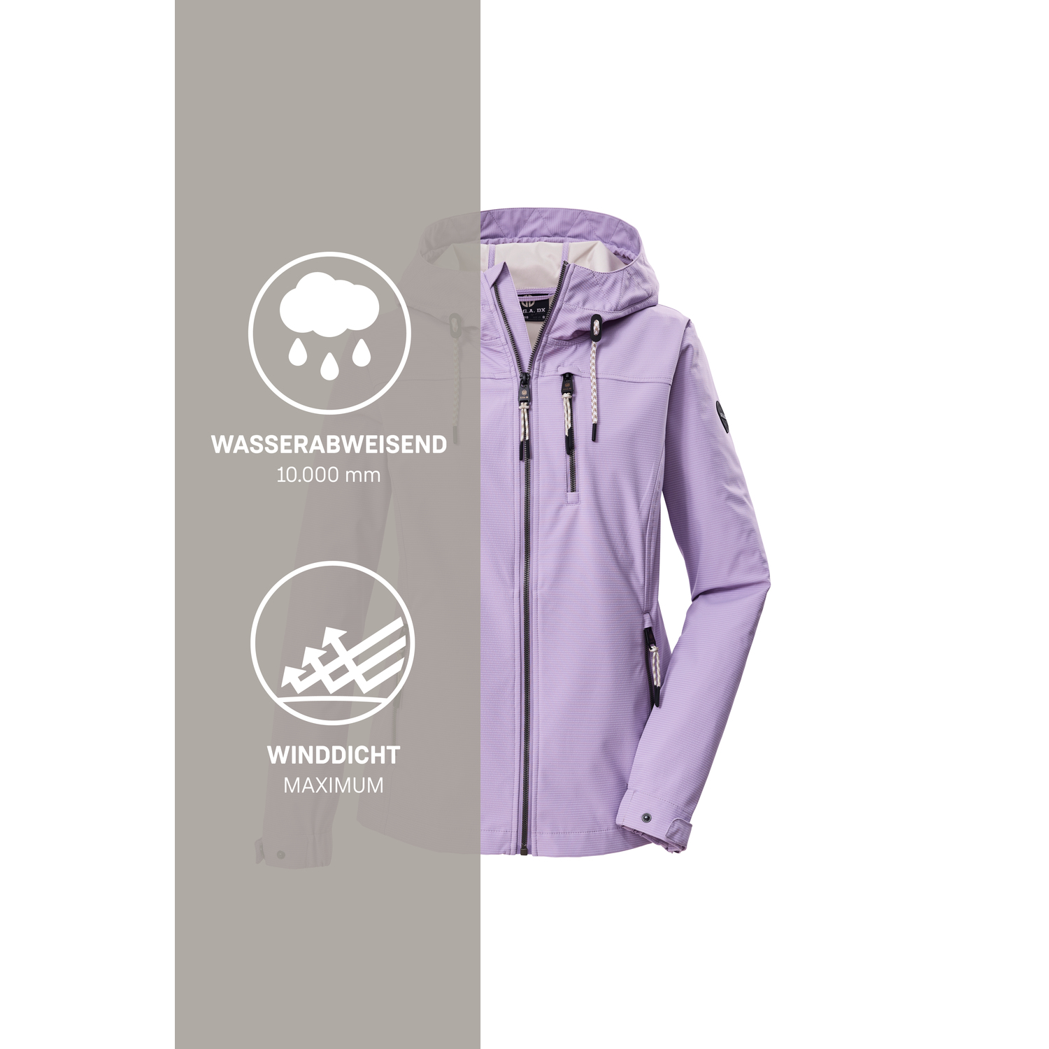 Damen G.I.G.A. DX by killtec Blau GS 111 WMN SFTSHLL JCKT Funktionsjacke