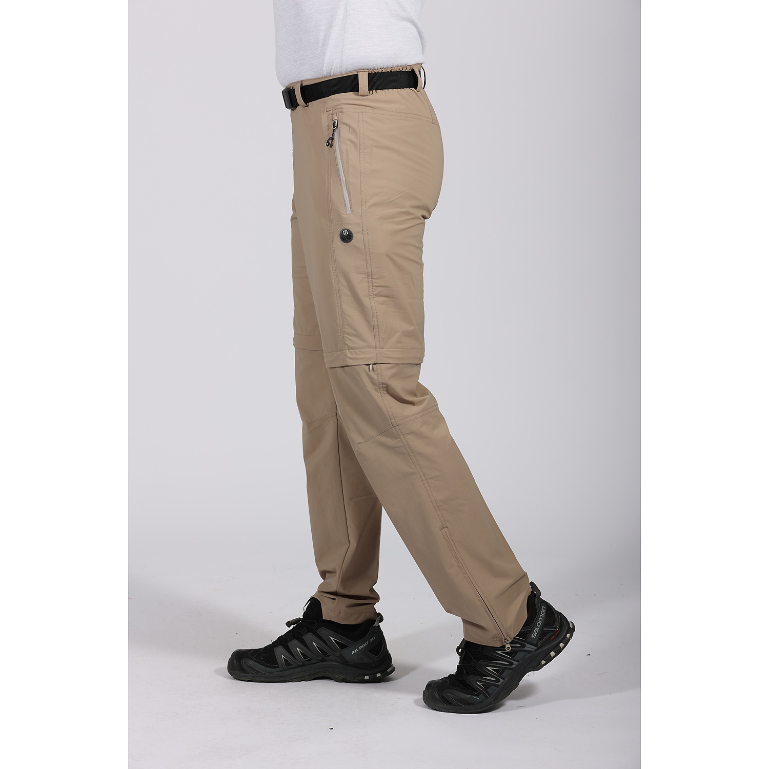 Herren Maul Sport Beige Ontario XT - 2 in1 Zipp off Ho 36 50 Hose