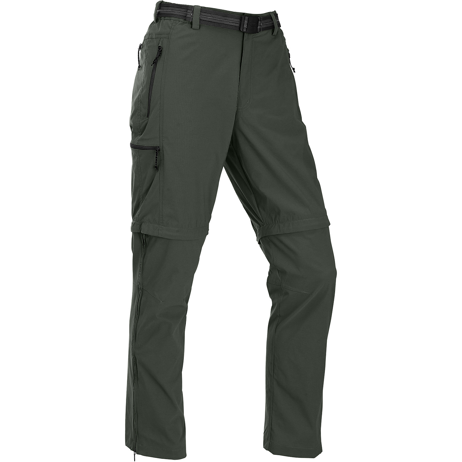 Herren Maul Sport Tannengrün Quebec XT - T-Zipp off Hose el 60 33 Hose