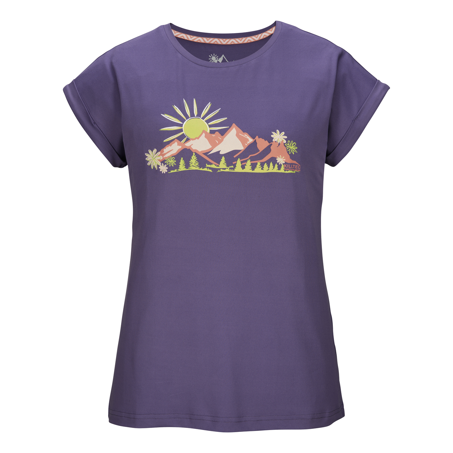 Damen killtec Pflaume KOS 9 WMN TSHRT Shirt