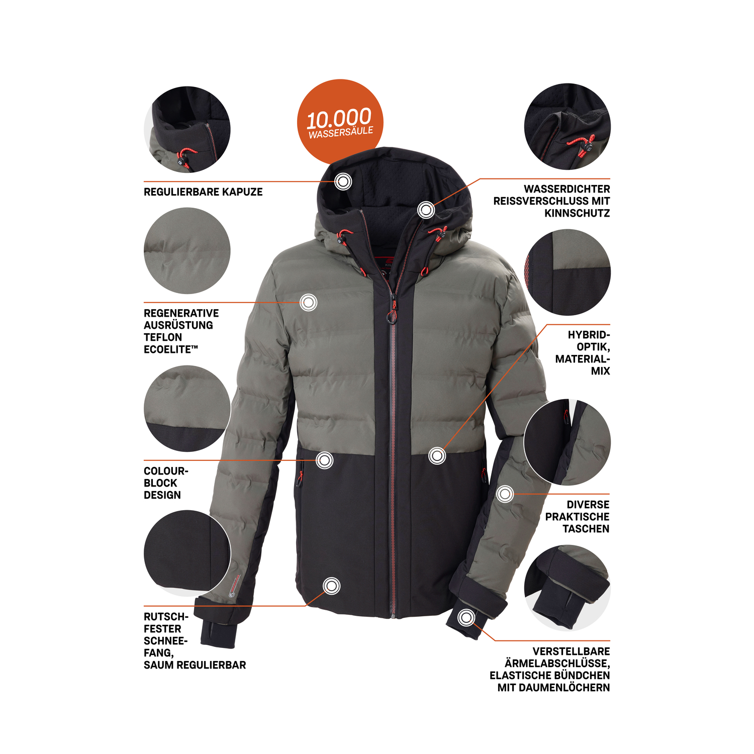 Herren killtec Grün