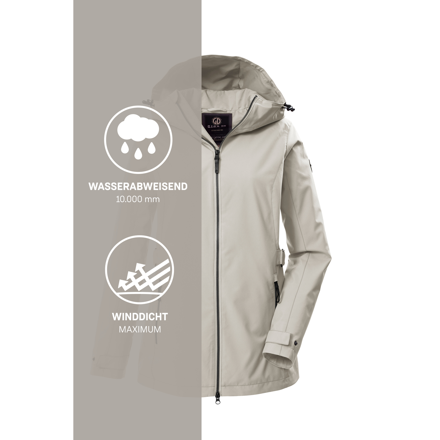 Damen G.I.G.A. DX by killtec Beige GS 114 WMN JCKT Funktionsjacke