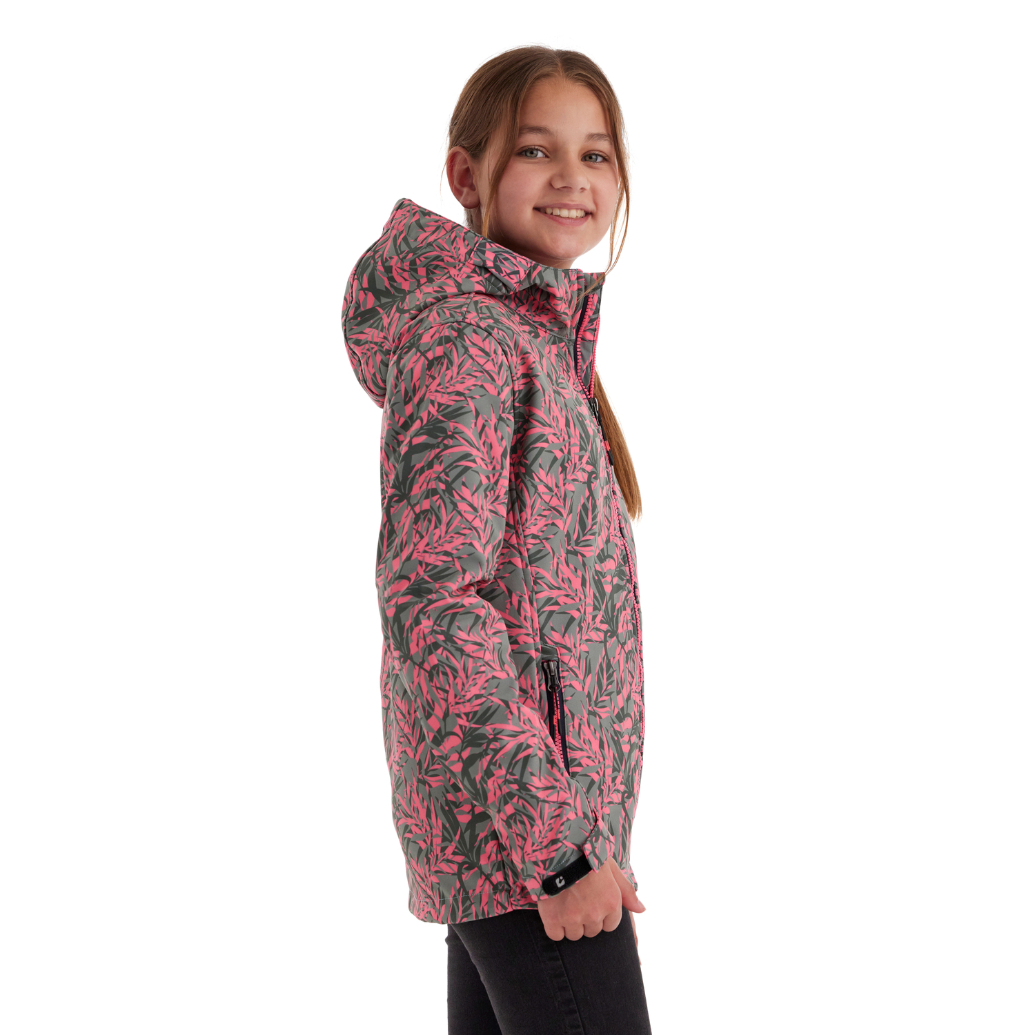 Mädchen Kinder killtec Grün Print Funktionsjacke