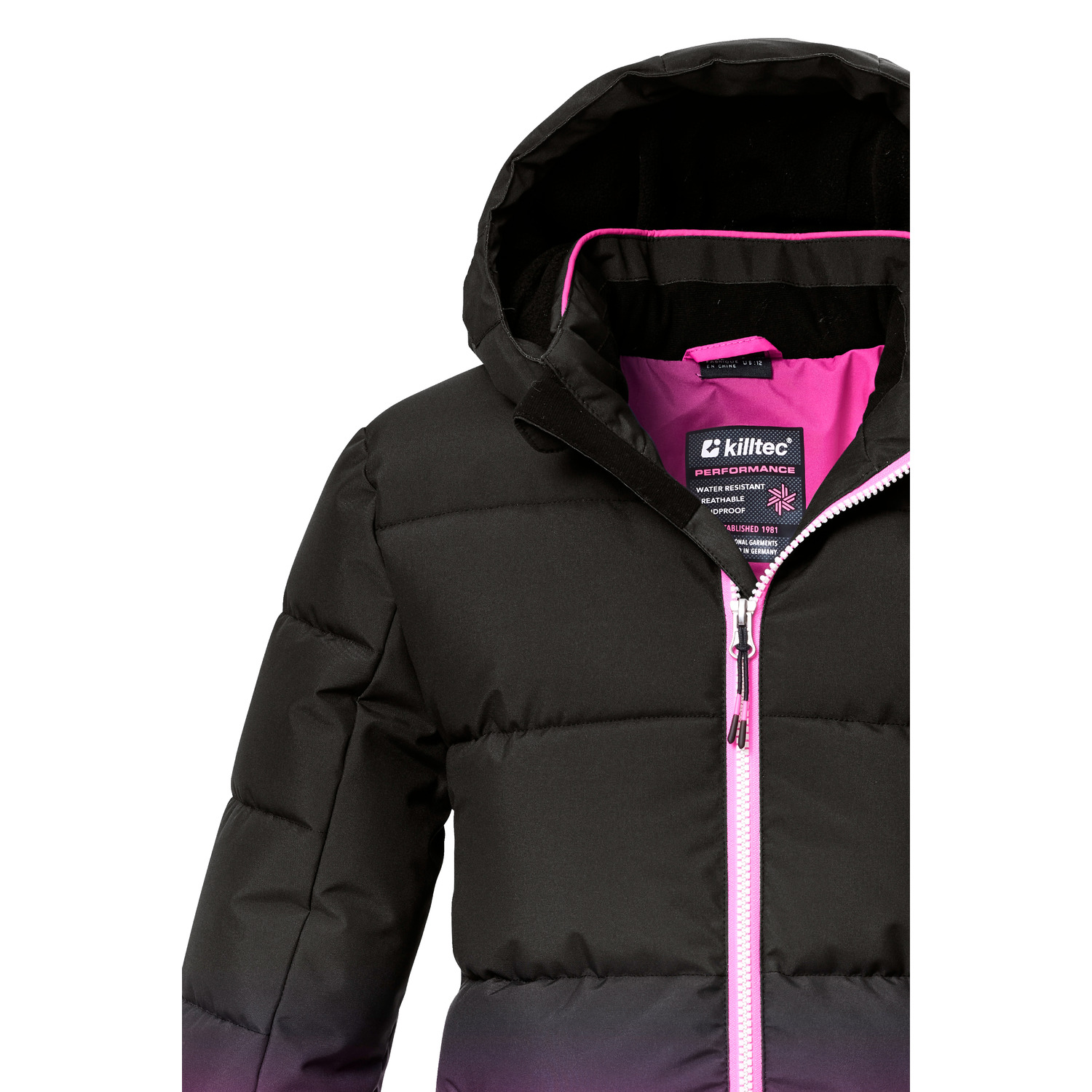 Kinder Mädchen killtec Pink KSW 330 GRLS SKI QLTD JCKT 00442 176 Funktionsjacke
