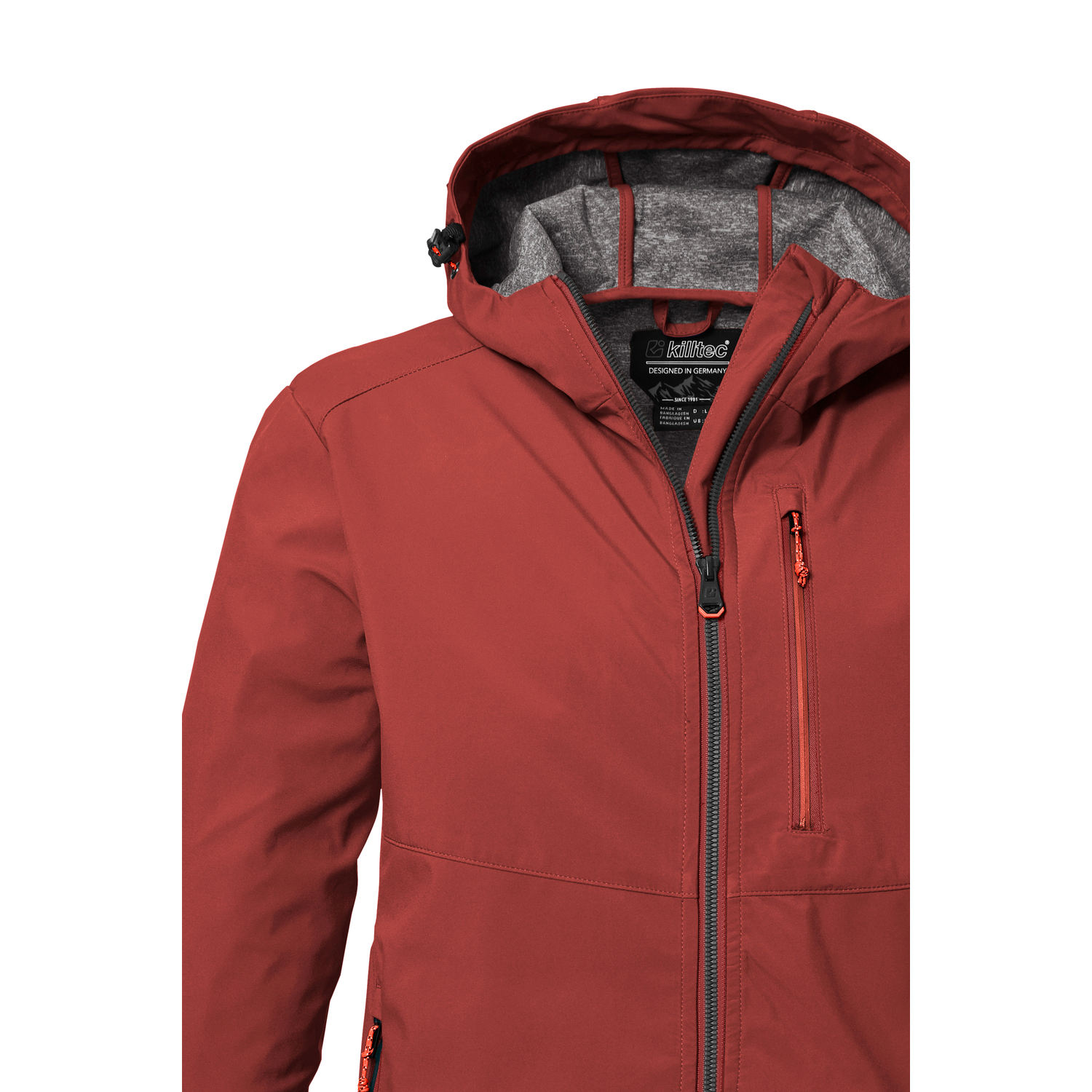 Herren killtec Rot KOS 259 MN SFTSHLL JCKT 00454 4XL Funktionsjacke
