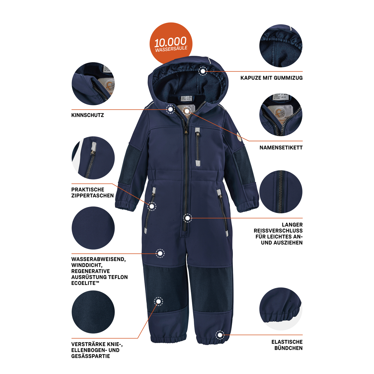 Minis first instinct by killtec Blau FIOW 35 MNS ONPC 00811 122/8 Overall