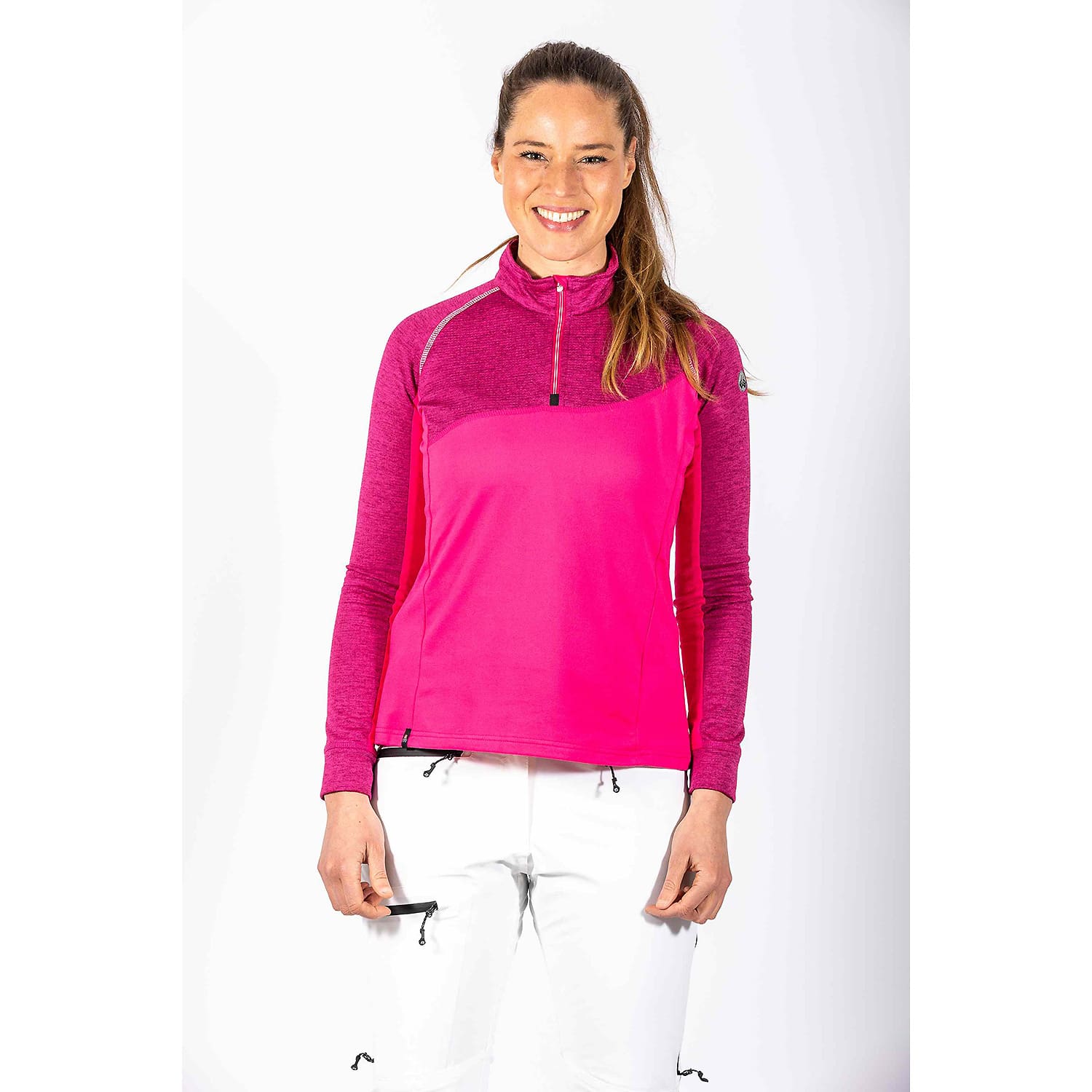 Damen Maul Sport Pink Brisi Merino Fleecejacke 07 46 Unterjacke