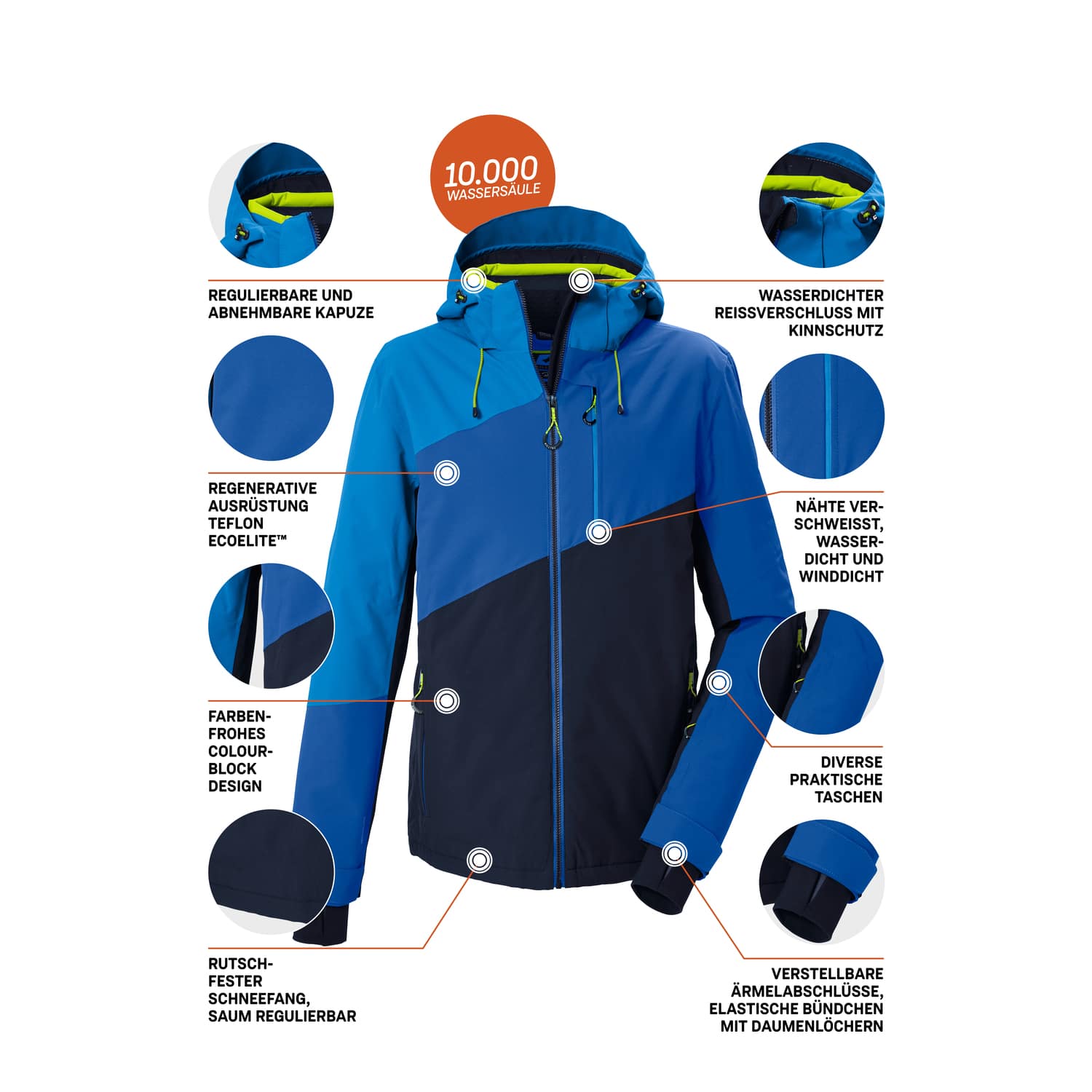 Herren killtec Blau