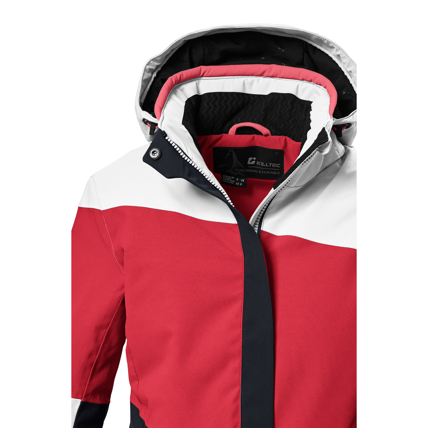 Damen killtec Rot KSW 67 WMN SKI JCKT 00475 50 Funktionsjacke