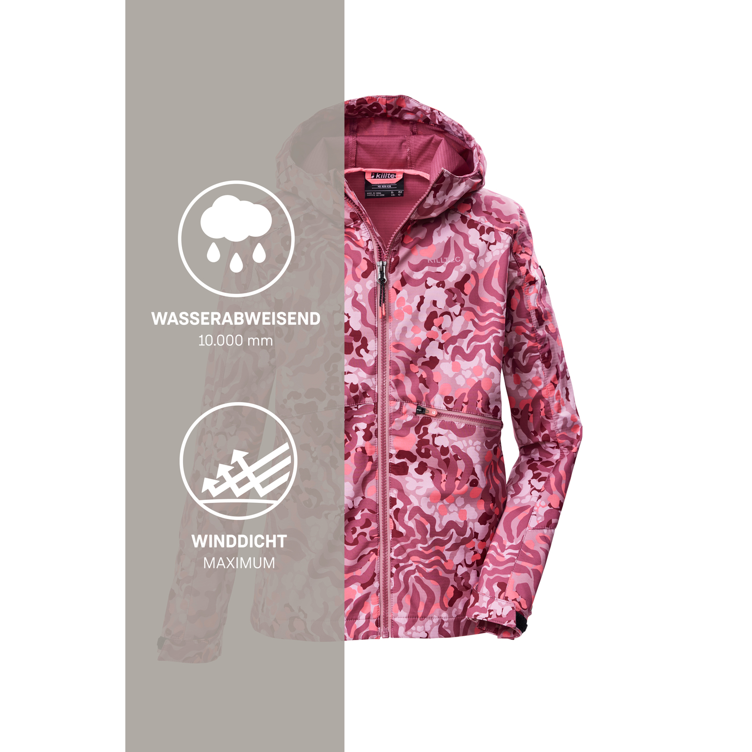Kinder killtec Rose KOS 154 GRLS SFTSHLL JCKT 00427 176 Funktionsjacke