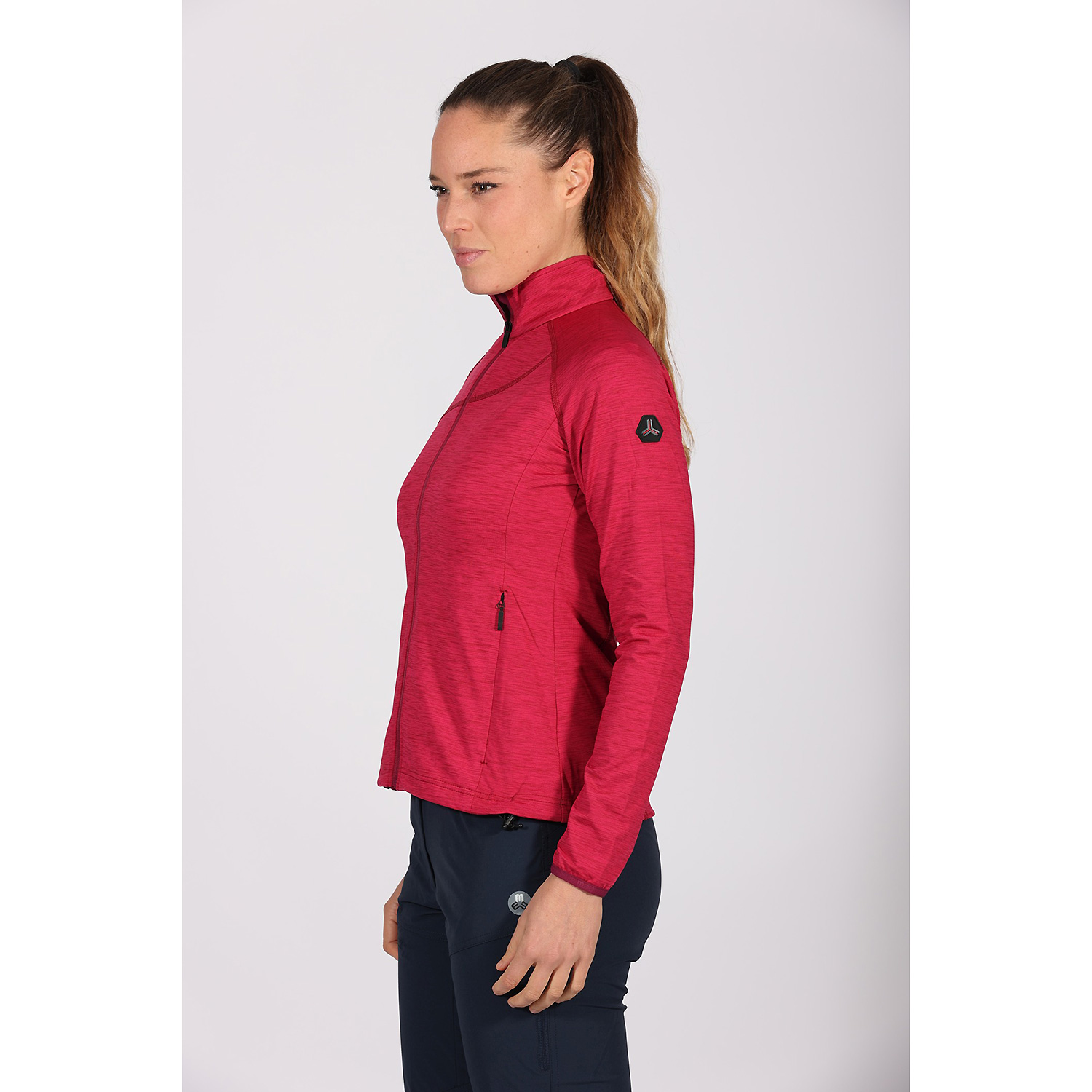 Damen Maul Sport Lila Hochalm 4XT-SP - 1/1 Bluse uni 32 44 Bluse