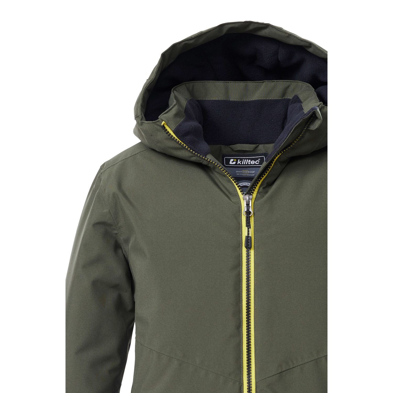 Kinder killtec Dunkeloliv KOW 221 BYS JCKT Funktionsjacke