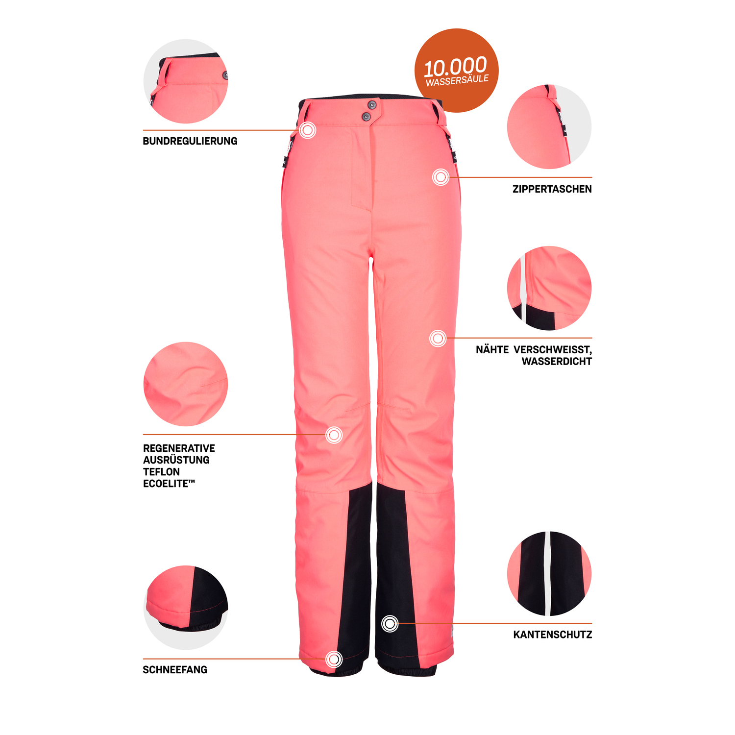 Damen killtec Orange