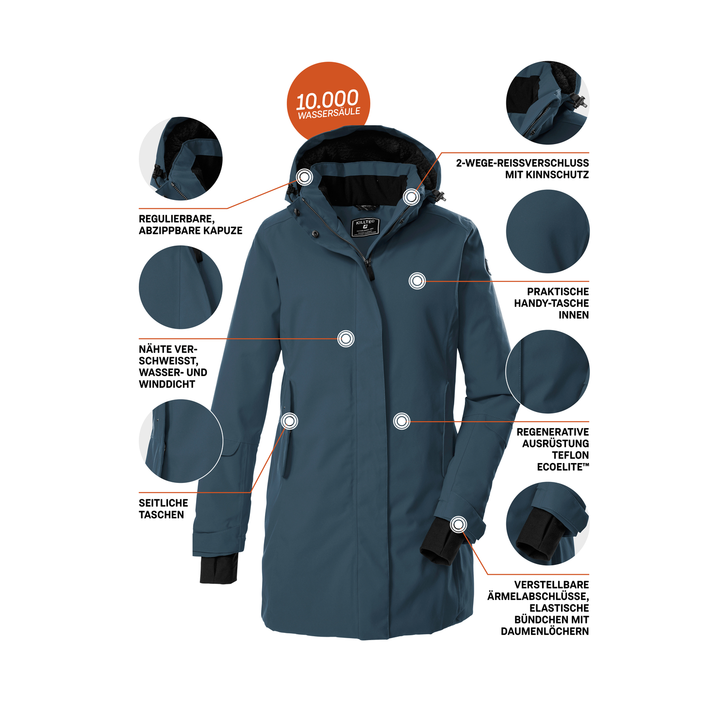 Damen killtec Petrol