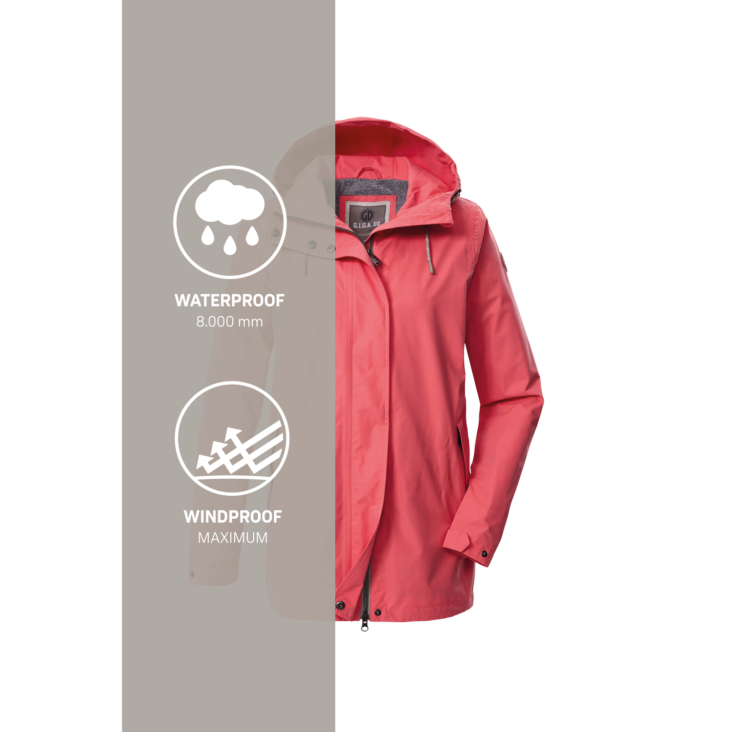 Damen G.I.G.A. DX by killtec Dunkelorange