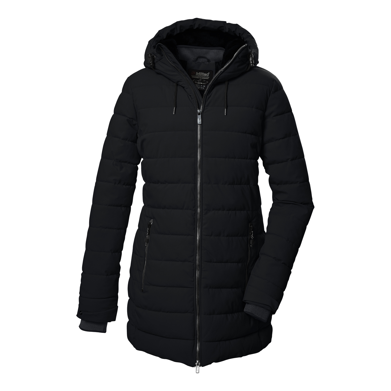Damen killtec Schwarz KOW 55 WMN QLTD PRK 00200 50 Mantel