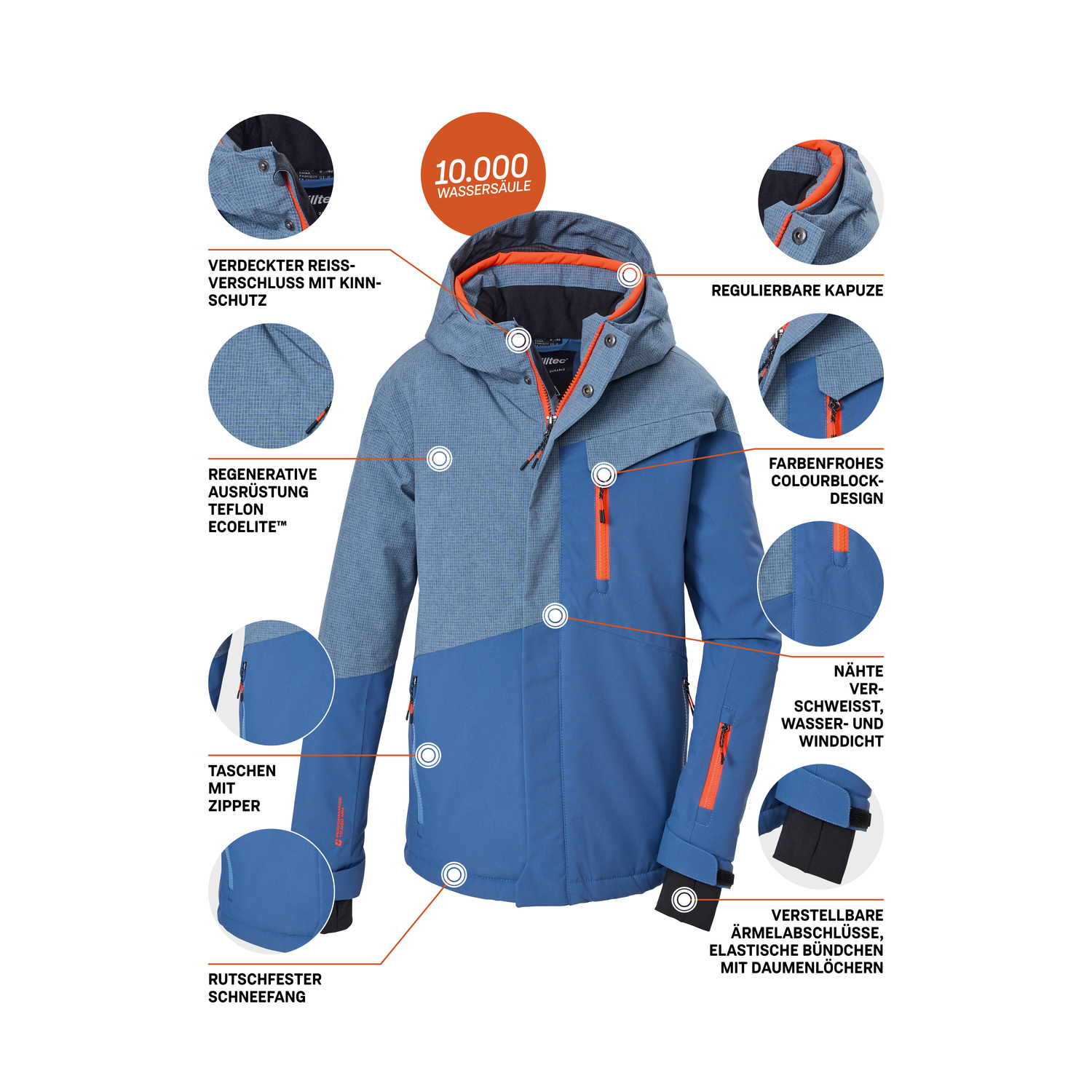 Kinder killtec Blau