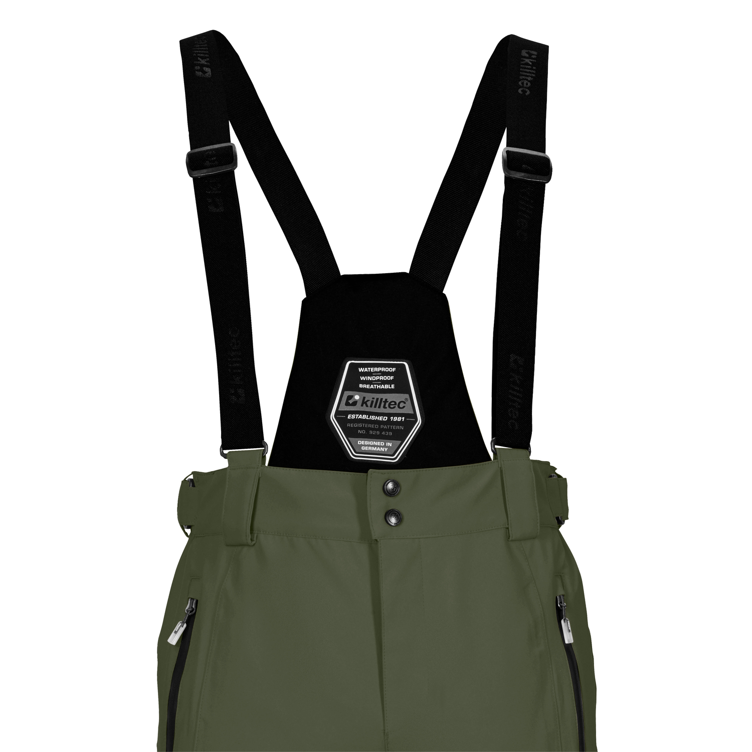 Herren killtec Grün KSW 100 ENOSH MN SKI PNTS Latzhose