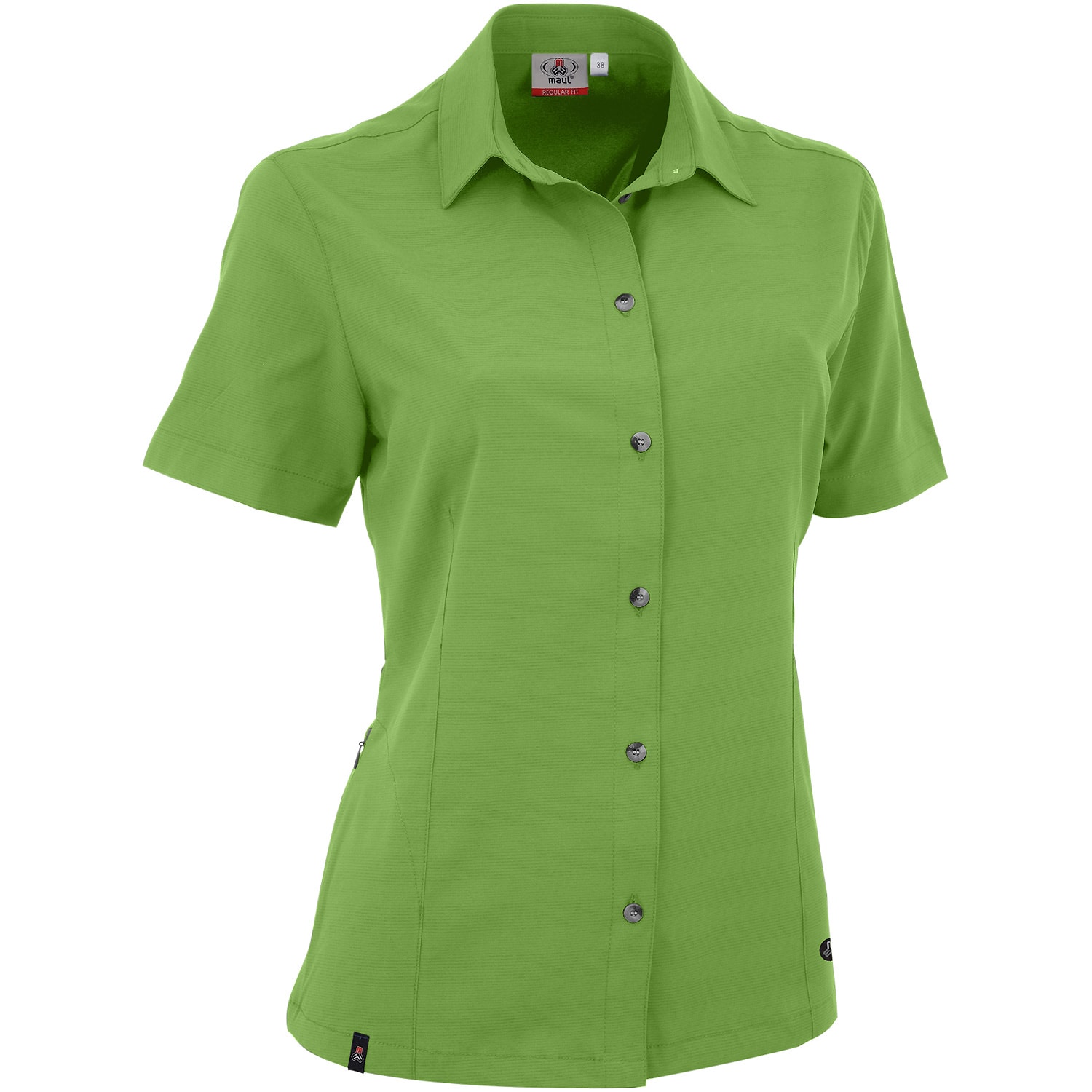 Damen Maul Sport Apfelgrün Halserspitze 3XT-1/2 Bluse ela 68 50 Bluse