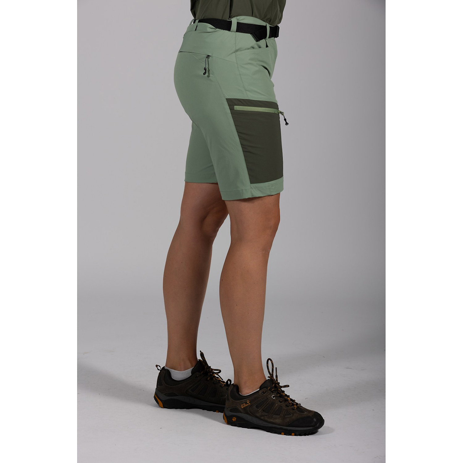 Damen Maul Sport Tannengrün Laval XT - Bermuda elastic Bermuda