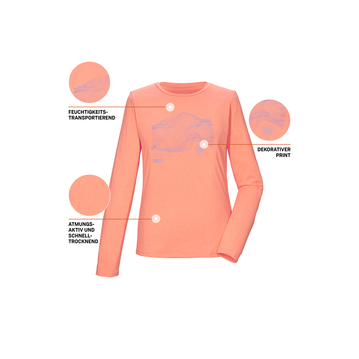 Damen killtec Orange