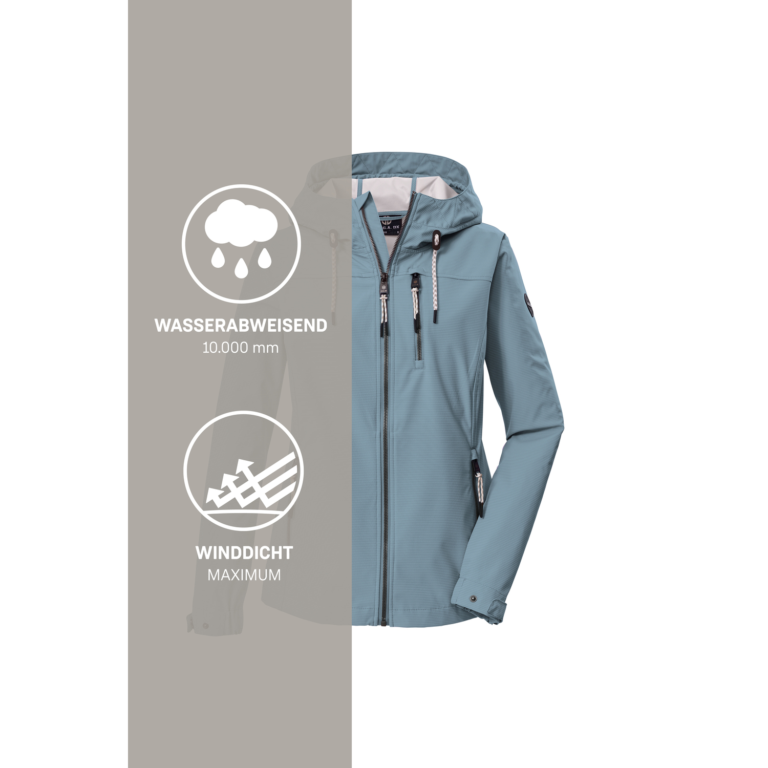 Damen G.I.G.A. DX by killtec Blau GS 111 WMN SFTSHLL JCKT 00845 50 Funktionsjacke