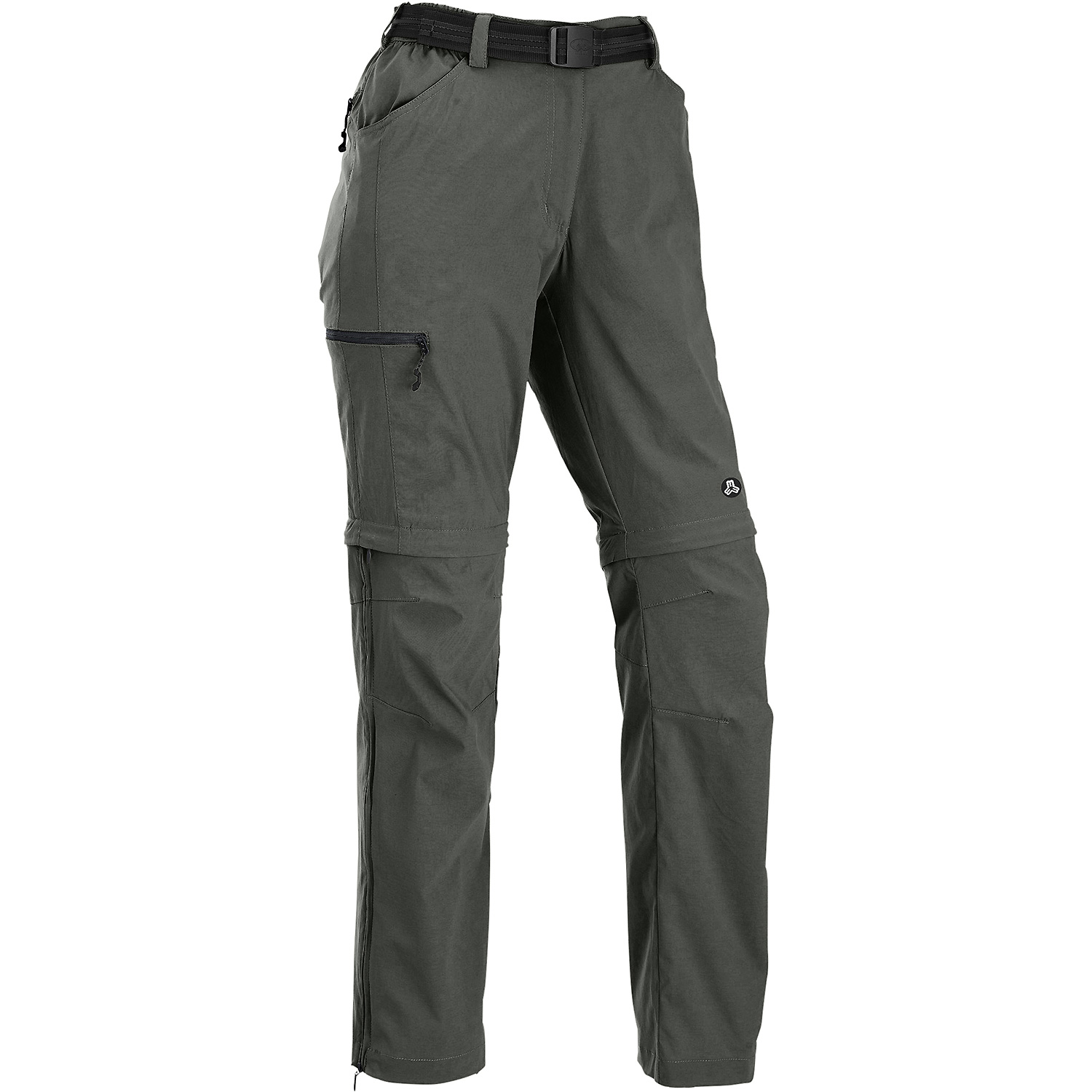 Damen Maul Sport Tannengrün Montreal II - T-Zipp off Hose 60 23 Hose