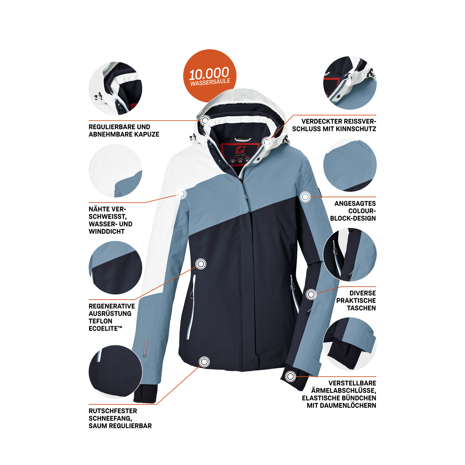 Damen killtec Blau