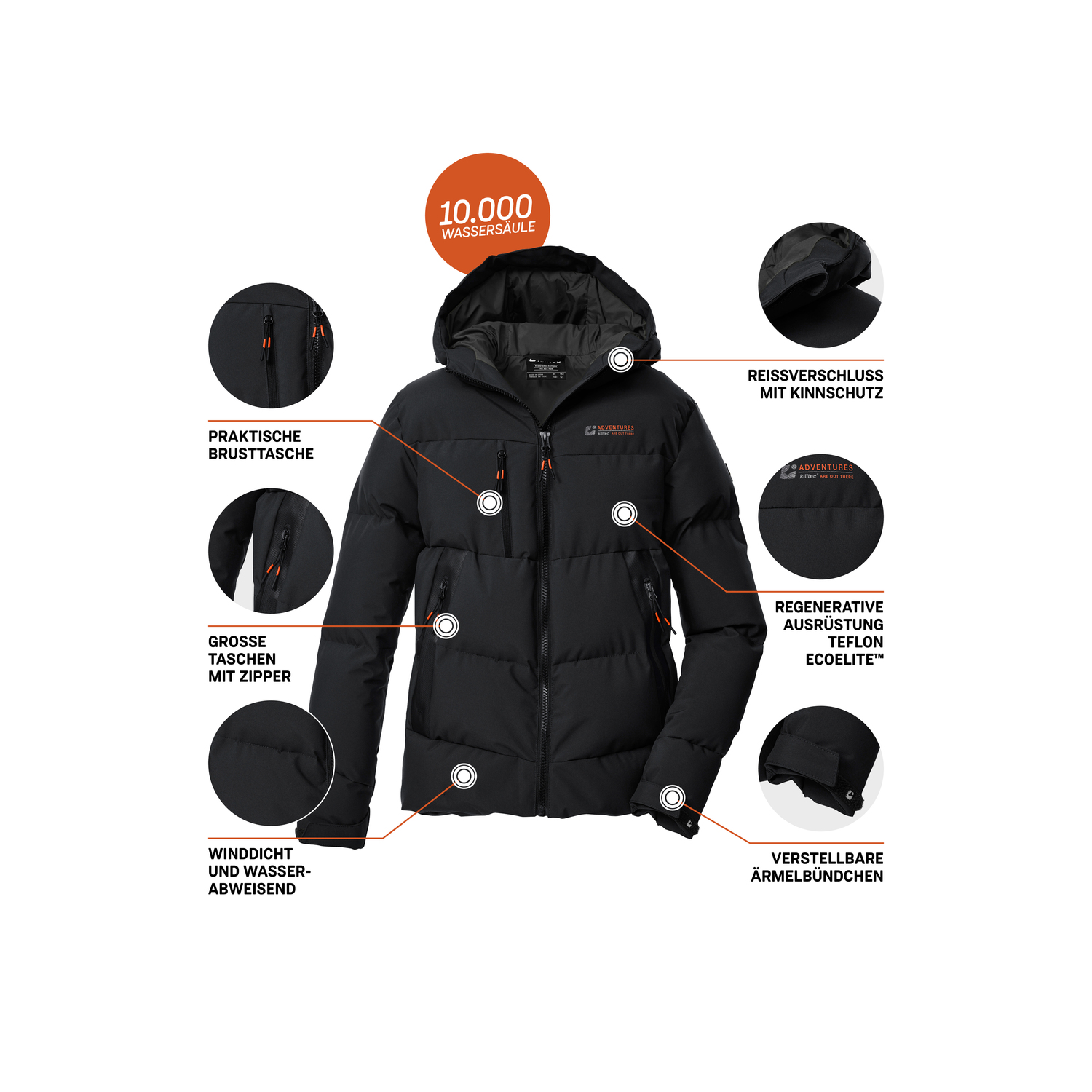 Kinder killtec Schwarz