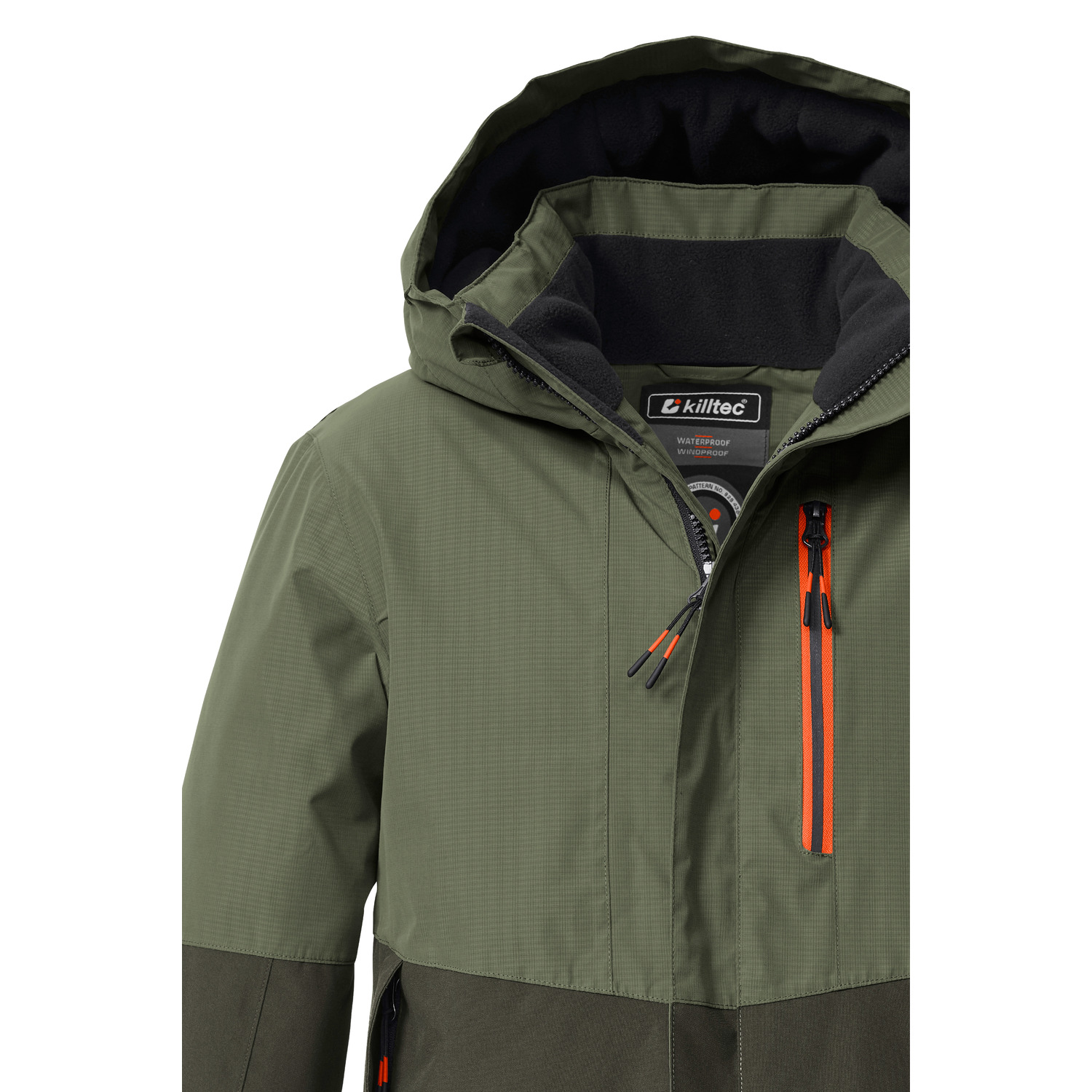 Kinder killtec Oliv KOW 222 BYS JCKT 00733 176 Funktionsjacke