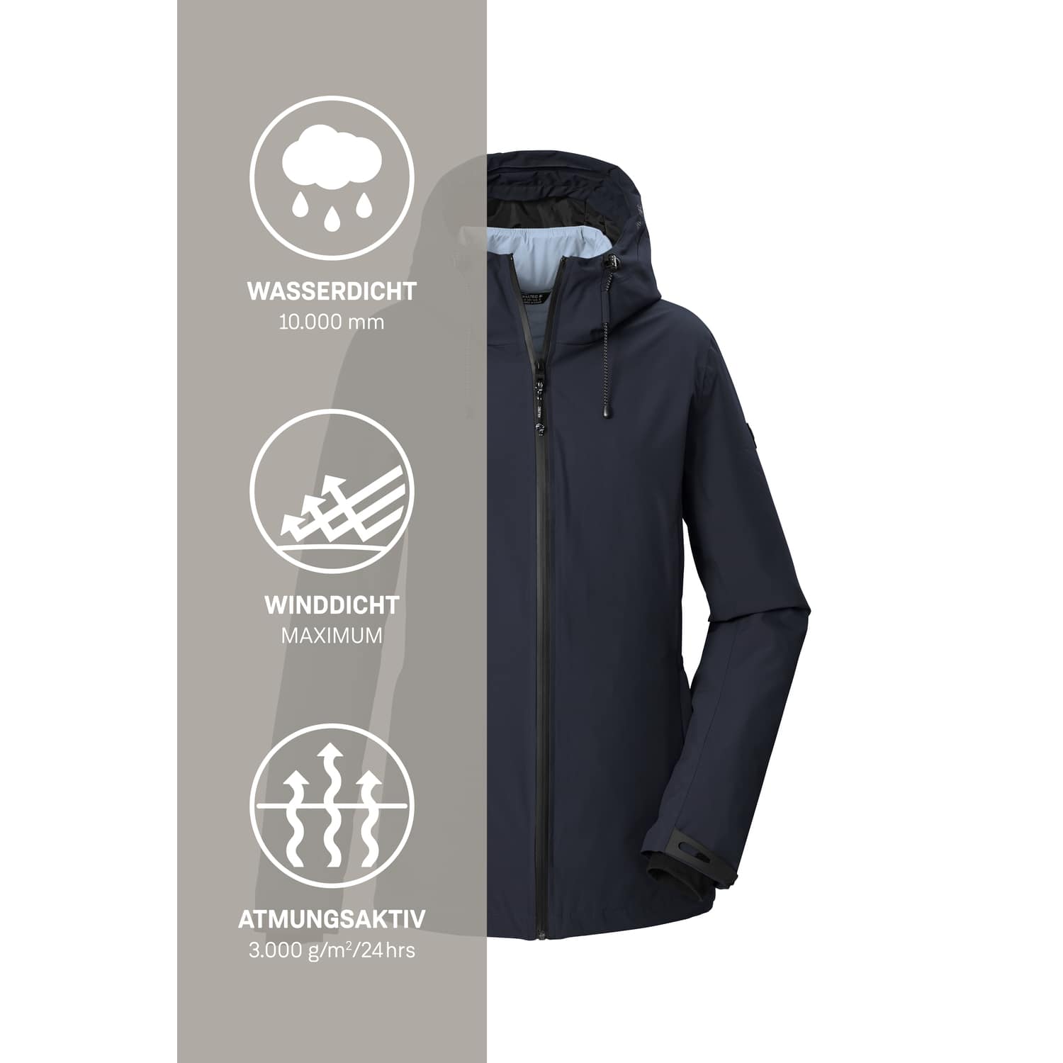 Damen killtec Blau