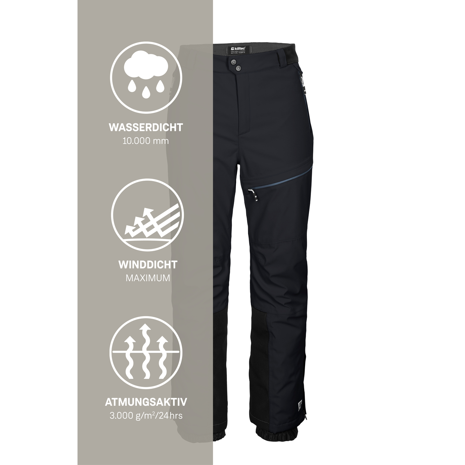 Herren killtec Schwarz