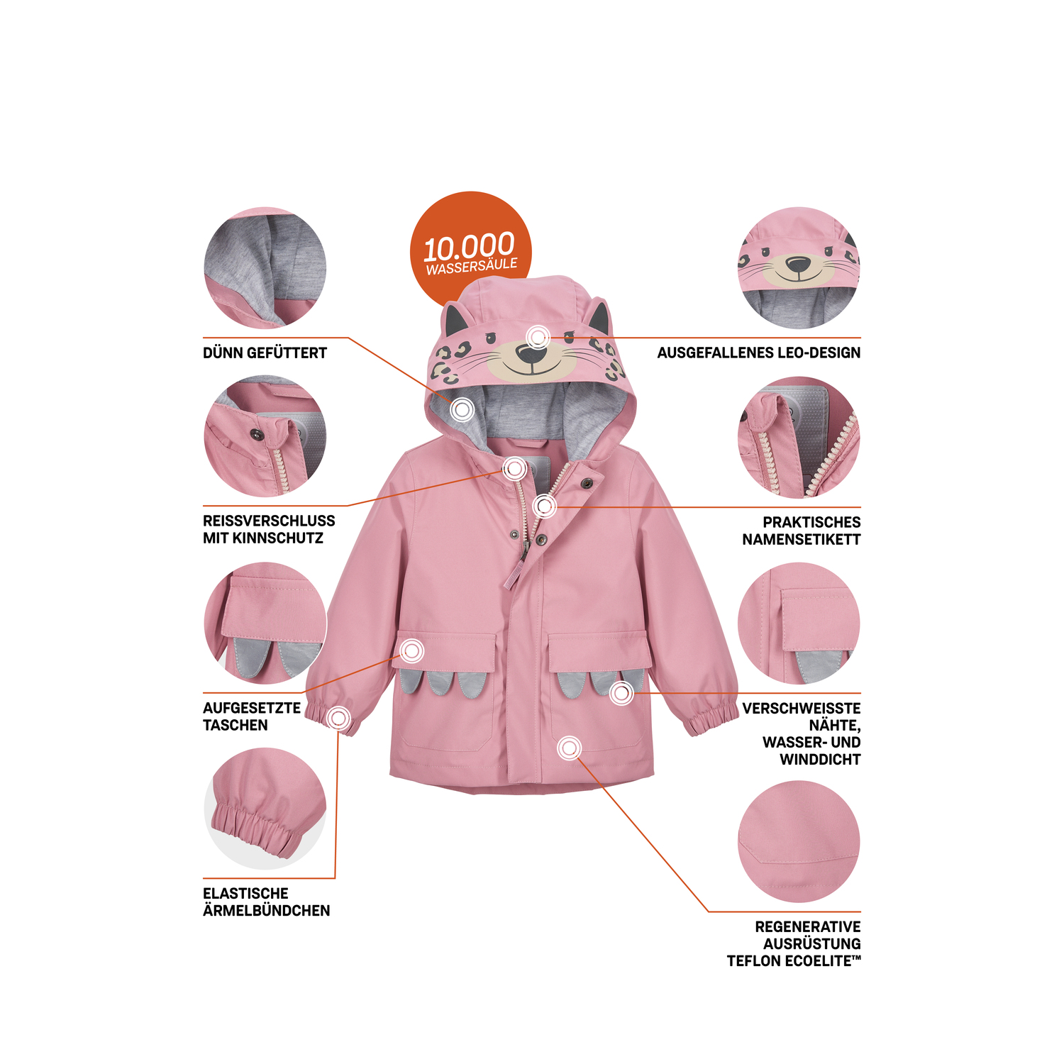 Minis first instinct by killtec Rose FIOS 10 MNS JCKT Funktionsjacke