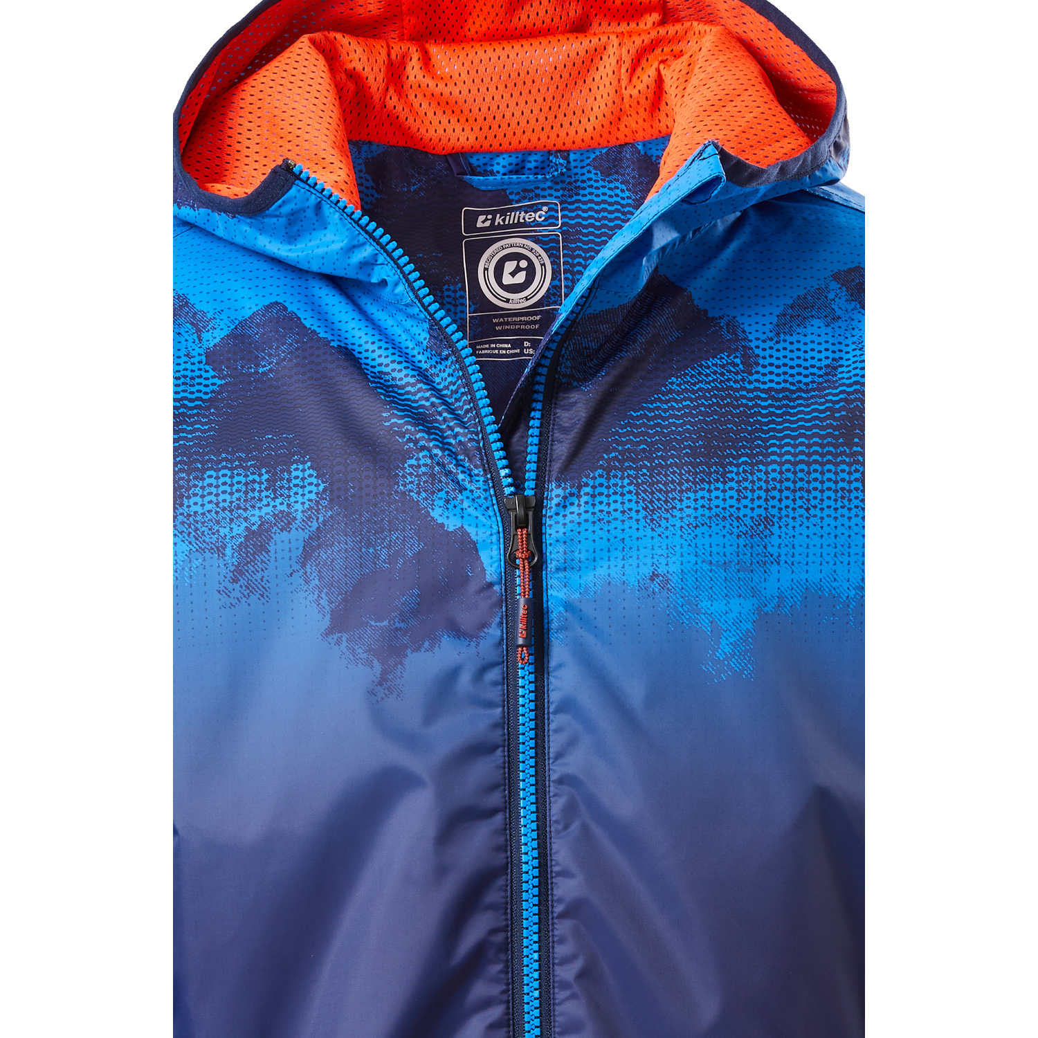 Jungen Kinder killtec Blau Lyse BYS JCKT B 00838 164 Regenjacke