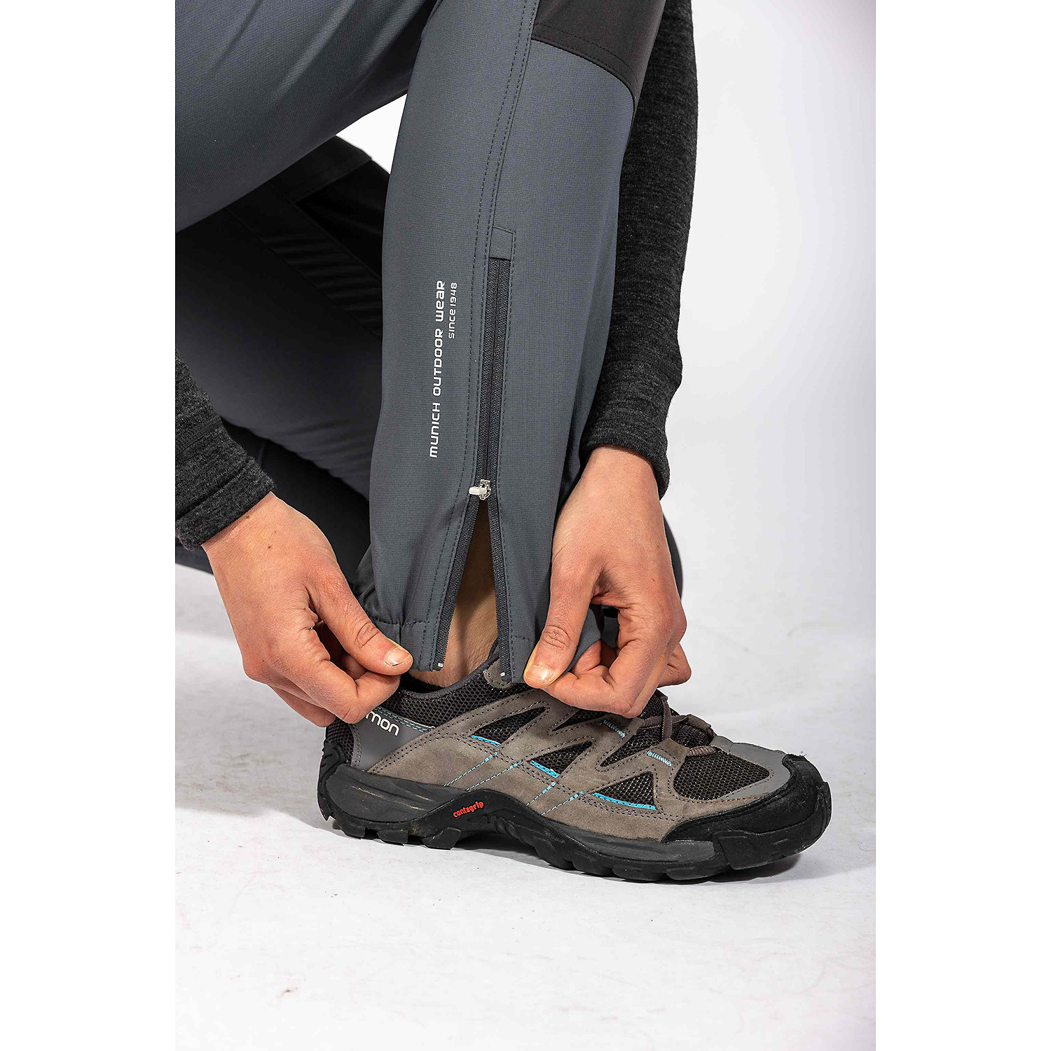 Damen Maul Sport Dunkelgrau KUEhtai - Steppjacke+Kapuze 1301 48 Funktionsjacke